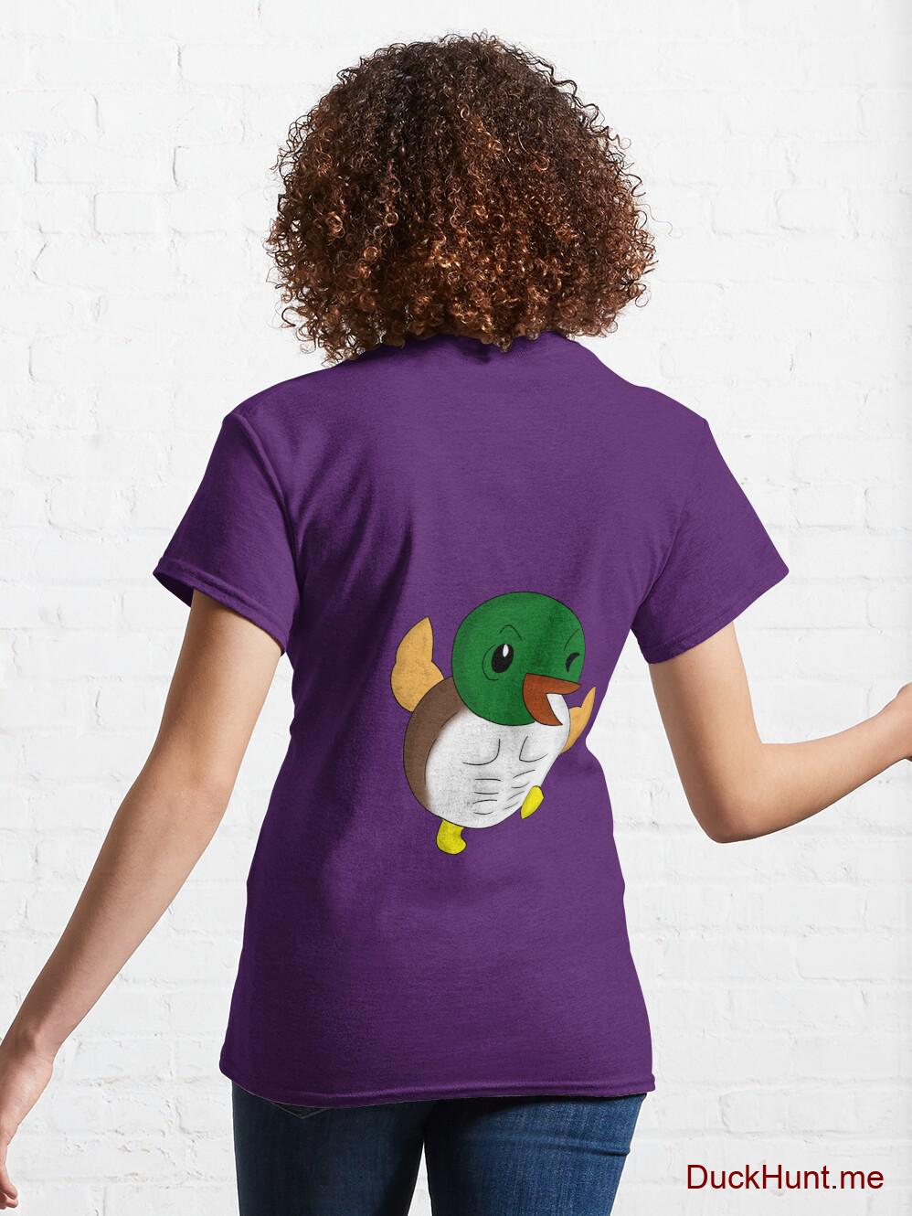 Super duck Purple Classic T-Shirt (Back printed) alternative image 4