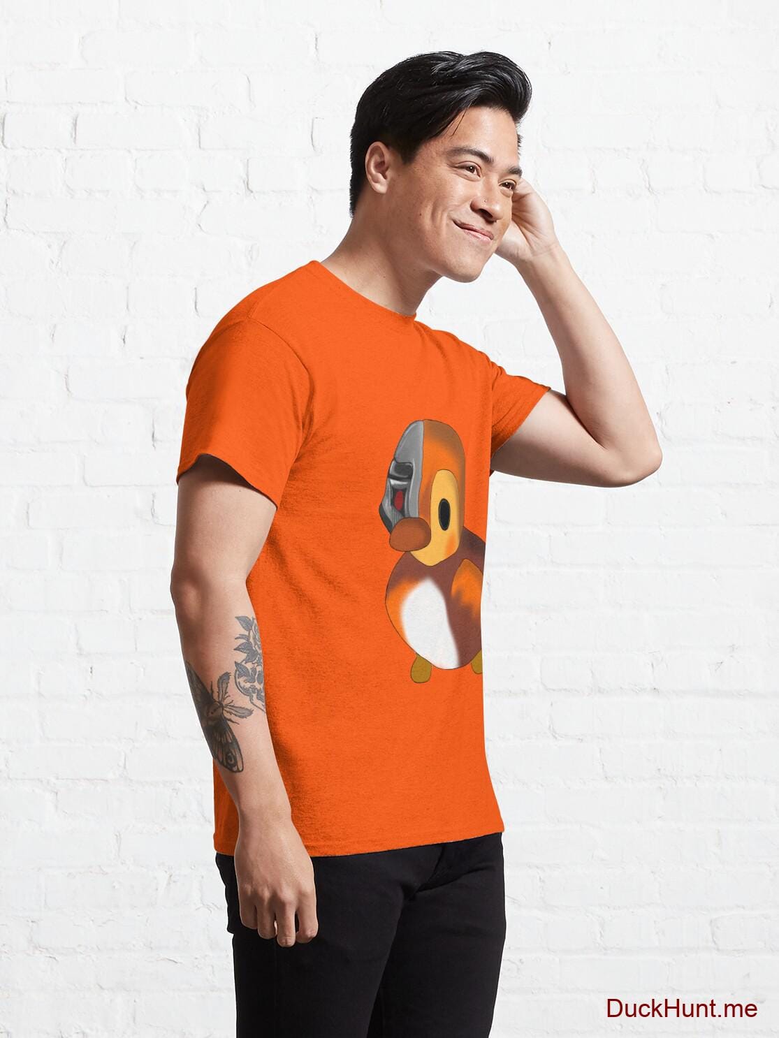 Mechanical Duck Orange Classic T-Shirt (Front printed) alternative image 4