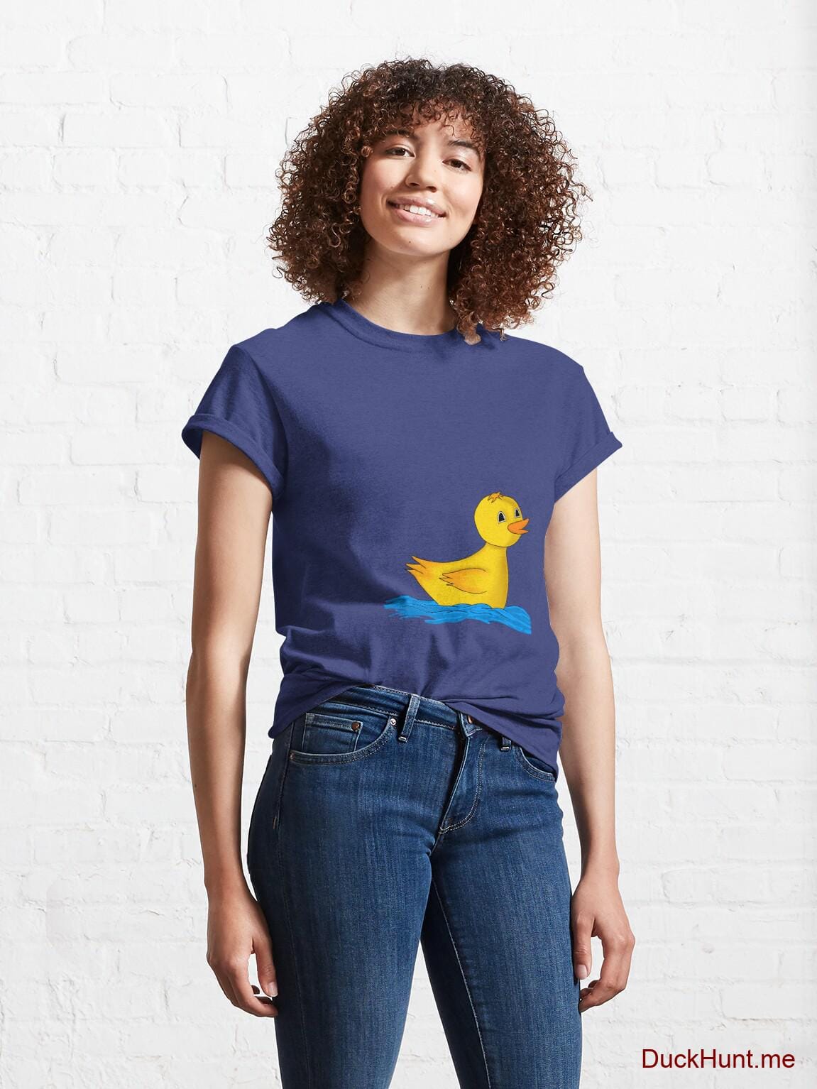 Plastic Duck Blue Classic T-Shirt (Front printed) alternative image 3