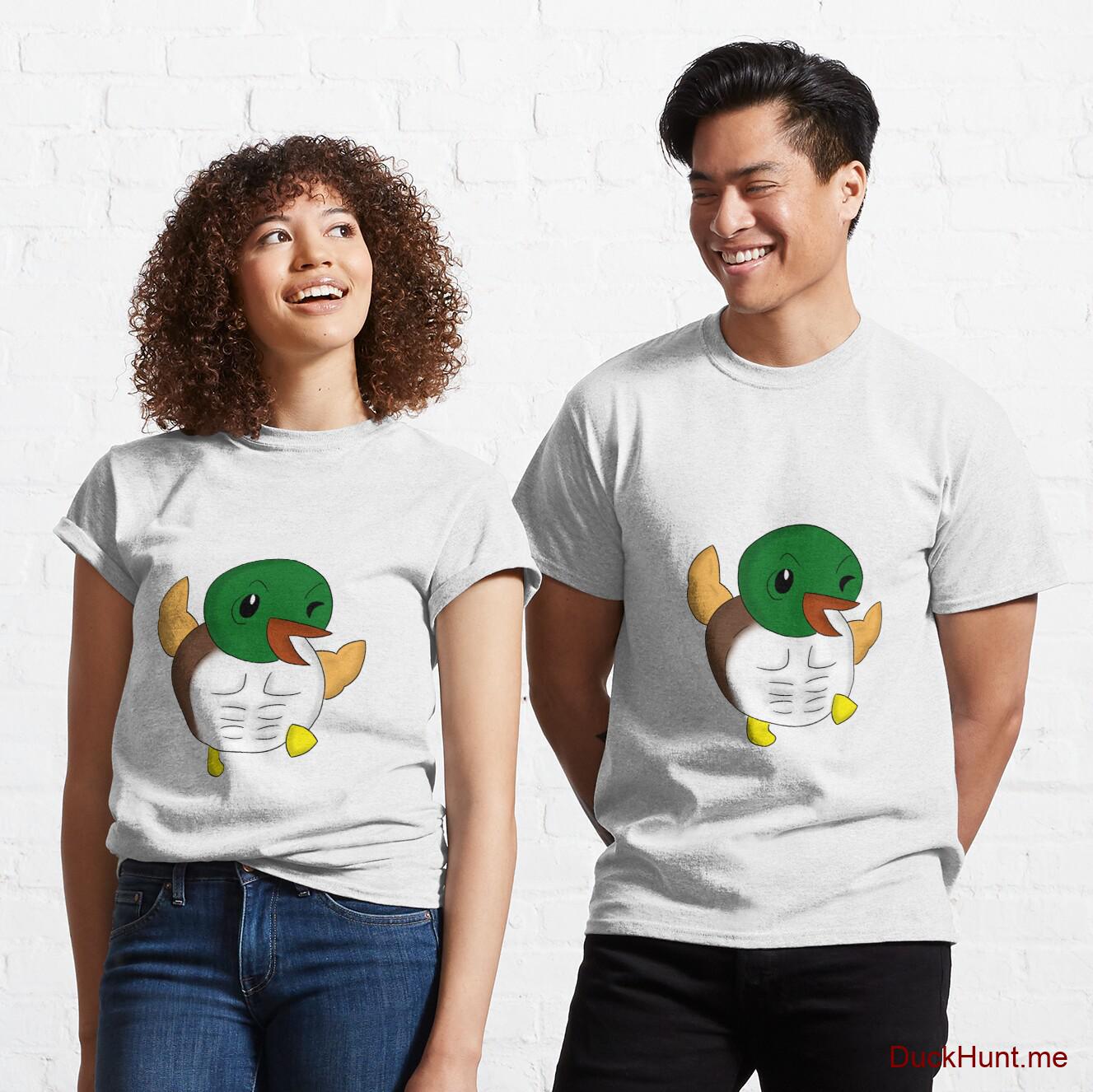 Super duck White Classic T-Shirt (Front printed)