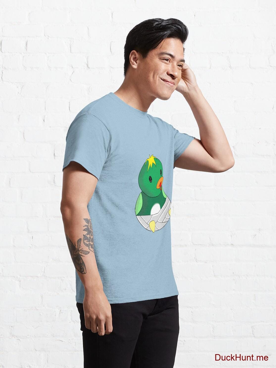 Baby duck Light Blue Classic T-Shirt (Front printed) alternative image 4