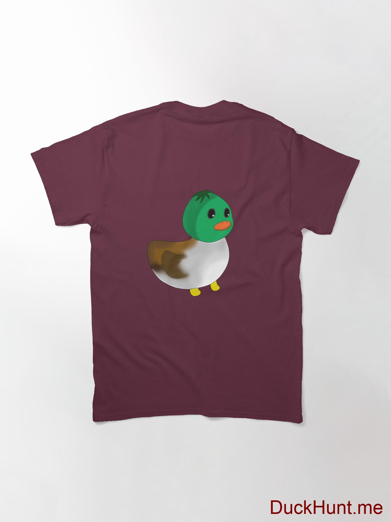 Normal Duck Dark Red Classic T-Shirt (Back printed) alternative image 1
