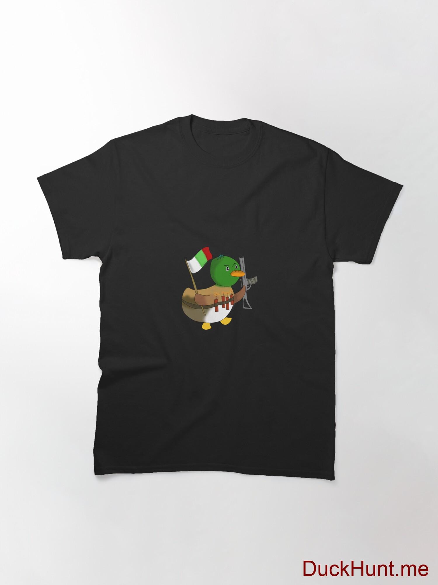 Kamikaze Duck Black Classic T-Shirt (Front printed) alternative image 2