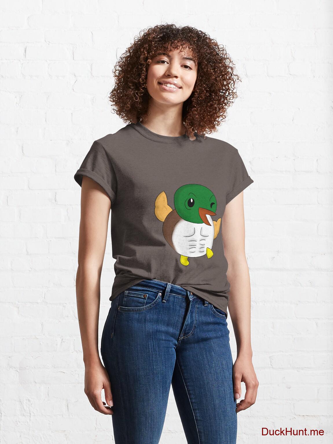 Super duck Dark Grey Classic T-Shirt (Front printed) alternative image 3