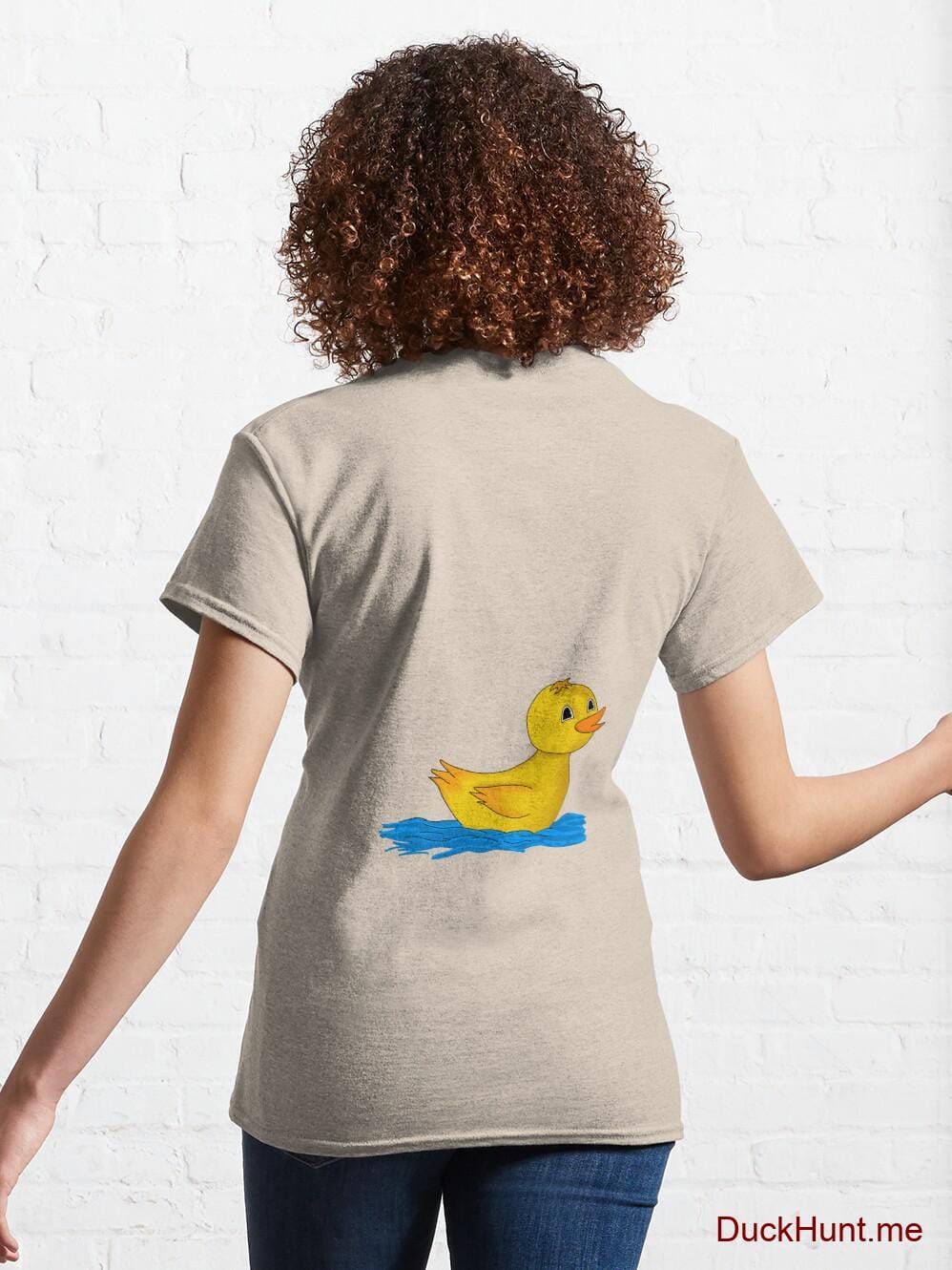 Plastic Duck Creme Classic T-Shirt (Back printed) alternative image 4