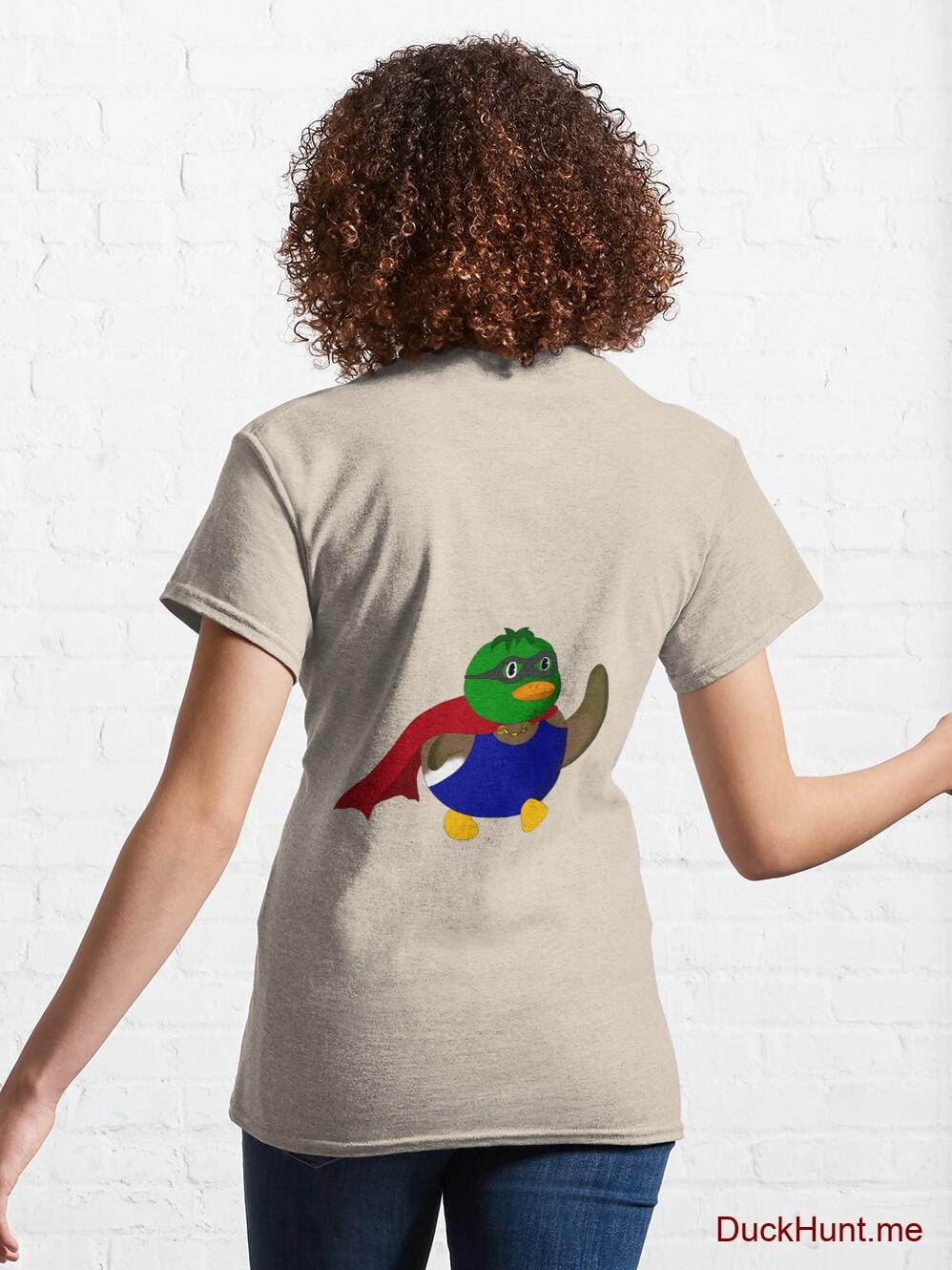 Alive Boss Duck Creme Classic T-Shirt (Back printed) alternative image 4