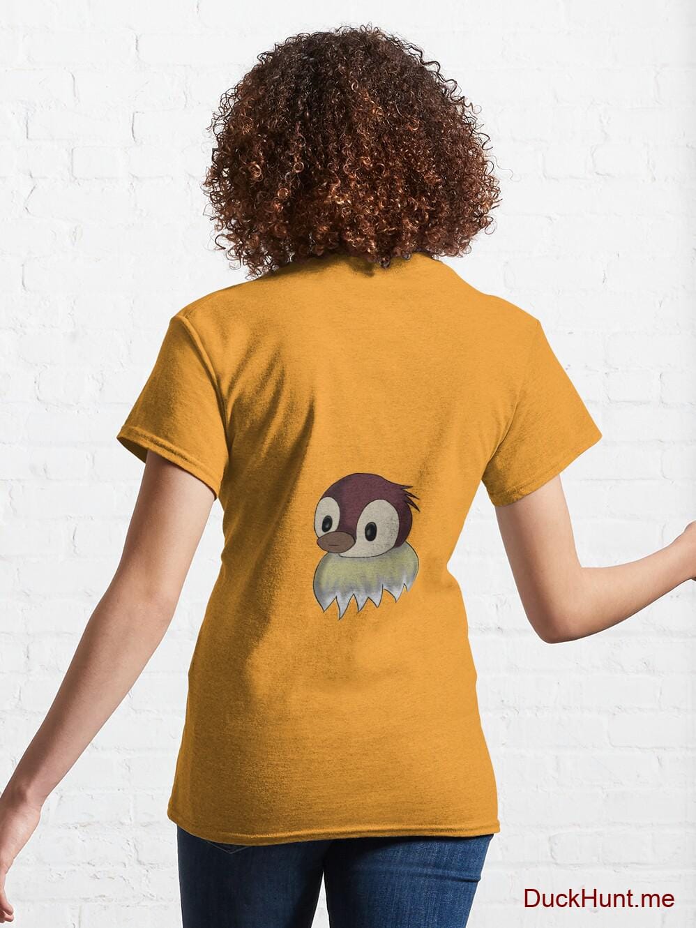 Ghost Duck (fogless) Gold Classic T-Shirt (Back printed) alternative image 4