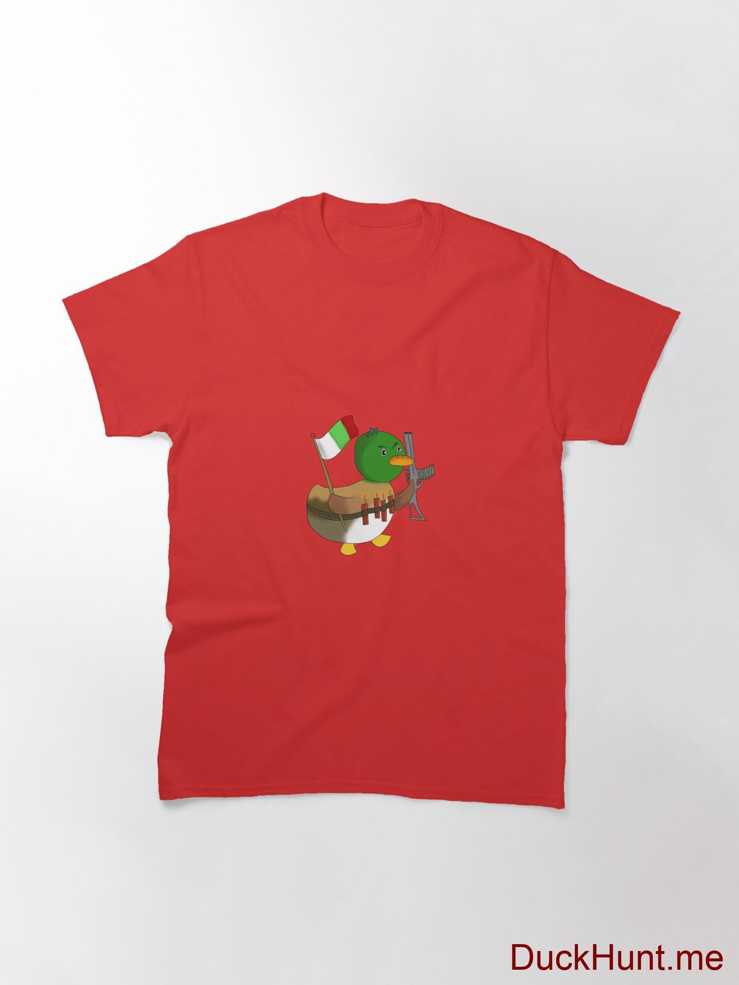 Kamikaze Duck Red Classic T-Shirt (Front printed) alternative image 2