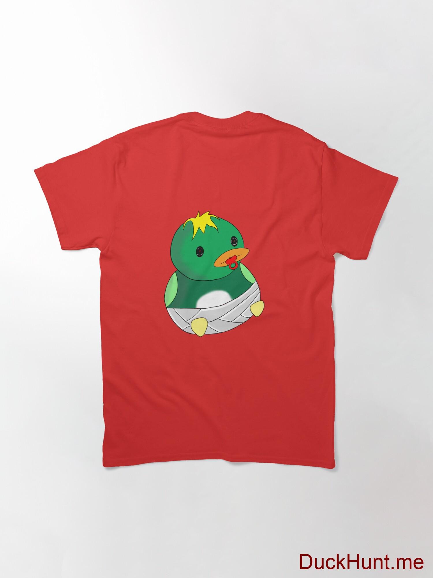Baby duck Red Classic T-Shirt (Back printed) alternative image 1