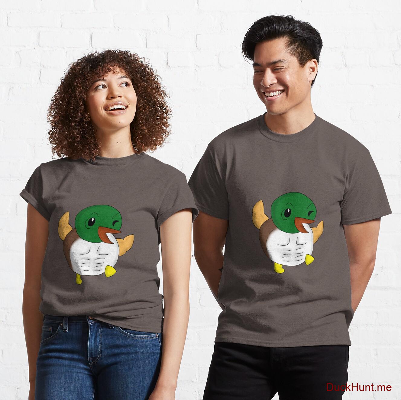 Super duck Dark Grey Classic T-Shirt (Front printed)