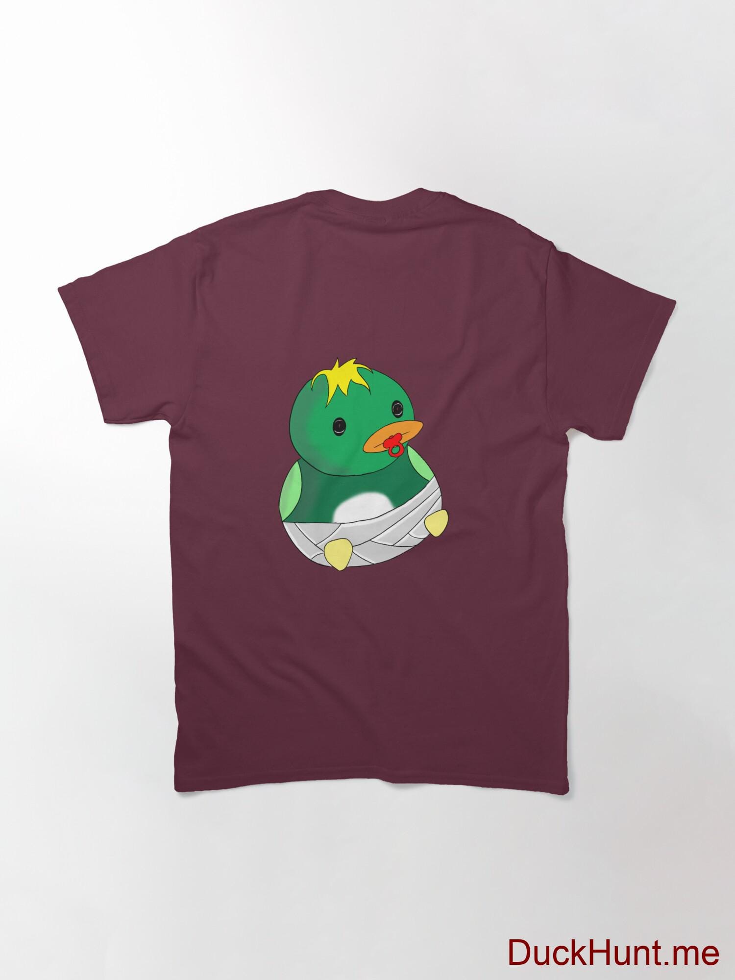 Baby duck Dark Red Classic T-Shirt (Back printed) alternative image 1