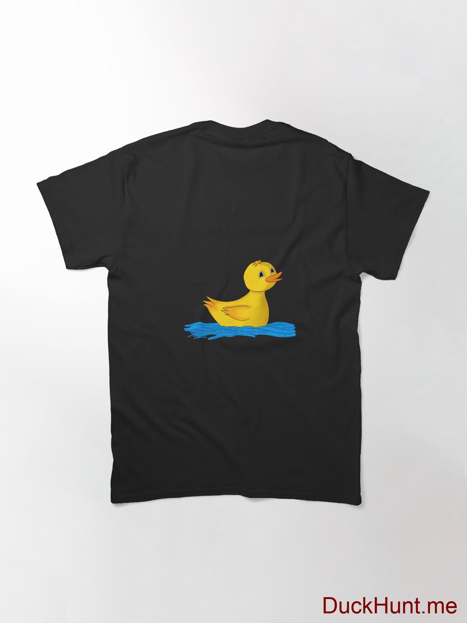 Plastic Duck Black Classic T-Shirt (Back printed) alternative image 1
