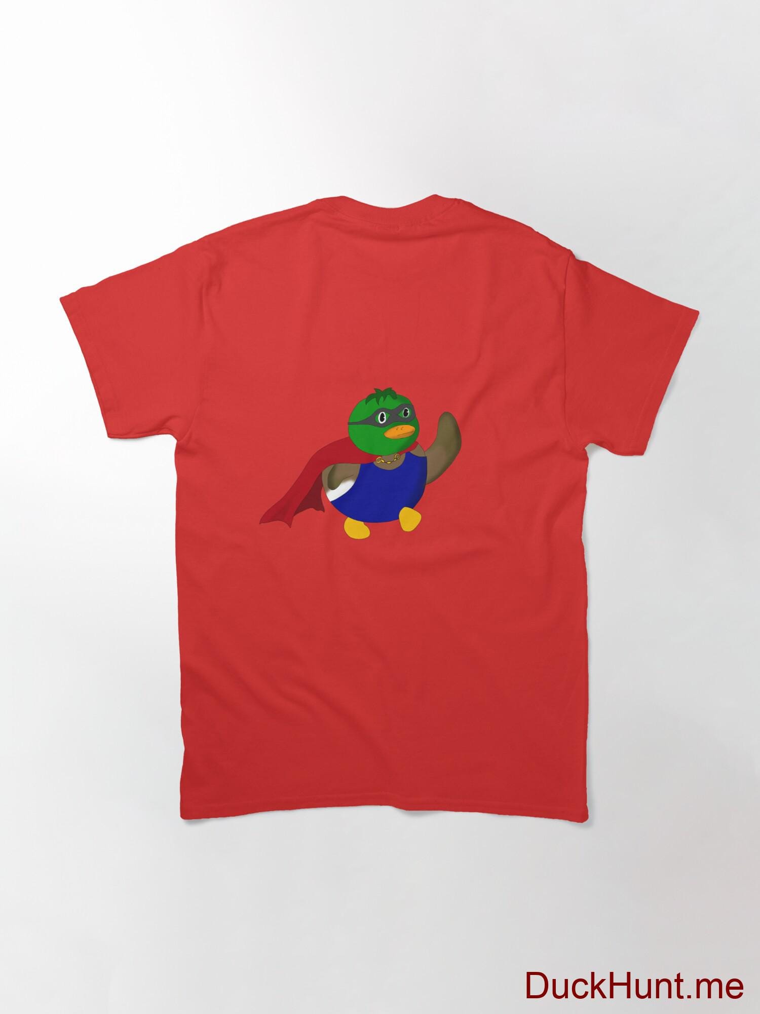 Alive Boss Duck Red Classic T-Shirt (Back printed) alternative image 1