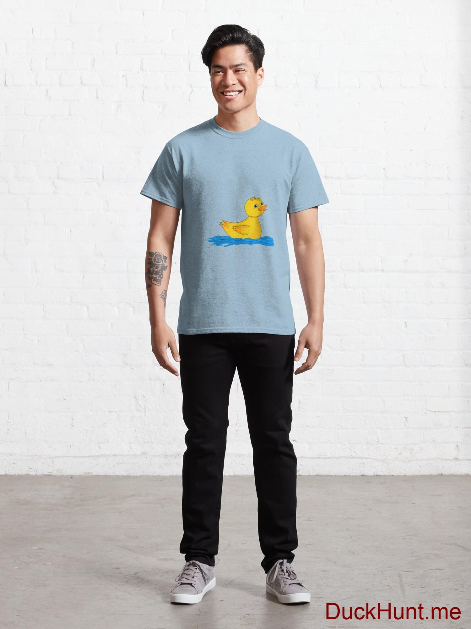 Plastic Duck Light Blue Classic T-Shirt (Front printed) alternative image 6