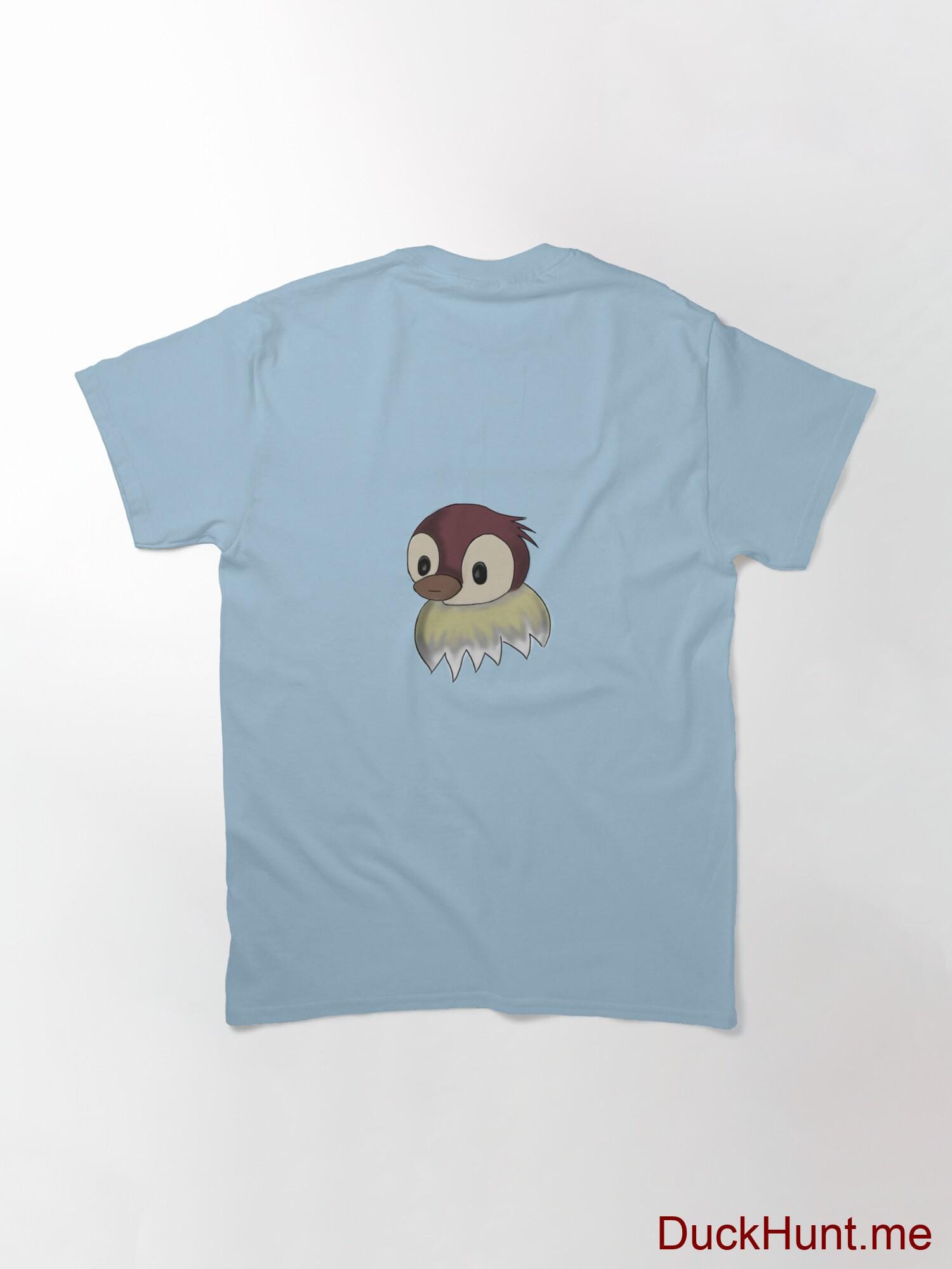 Ghost Duck (fogless) Light Blue Classic T-Shirt (Back printed) alternative image 1