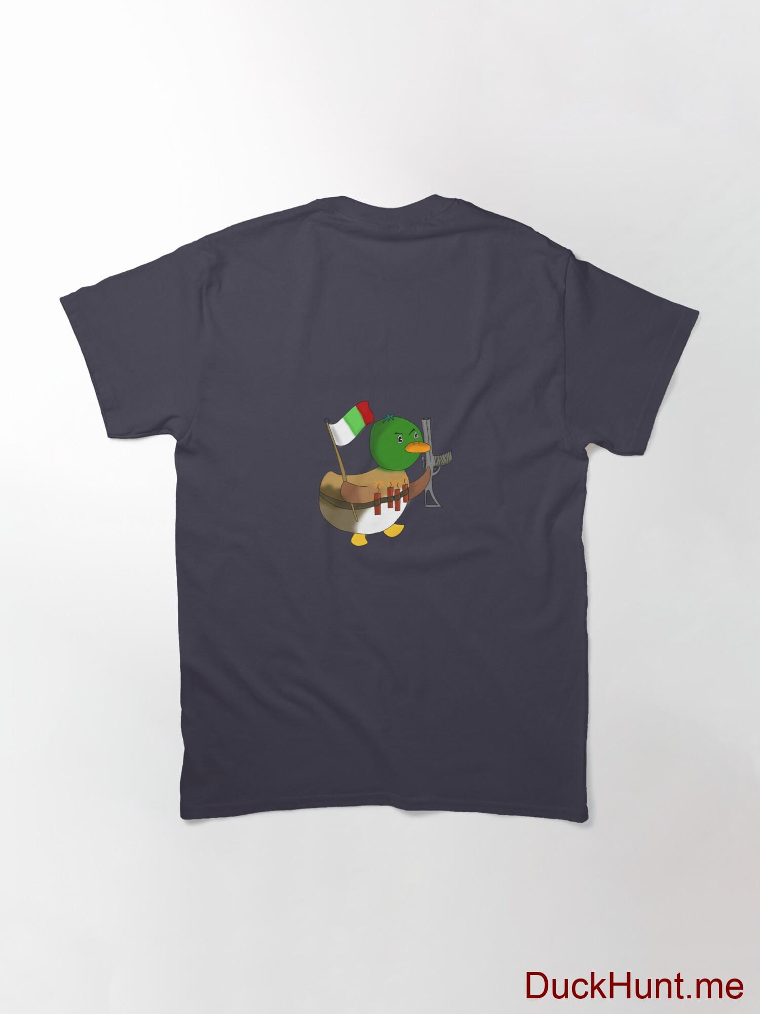 Kamikaze Duck Navy Classic T-Shirt (Back printed) alternative image 1