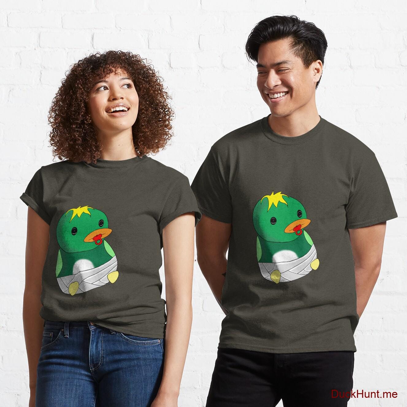 Baby duck Army Classic T-Shirt (Front printed)