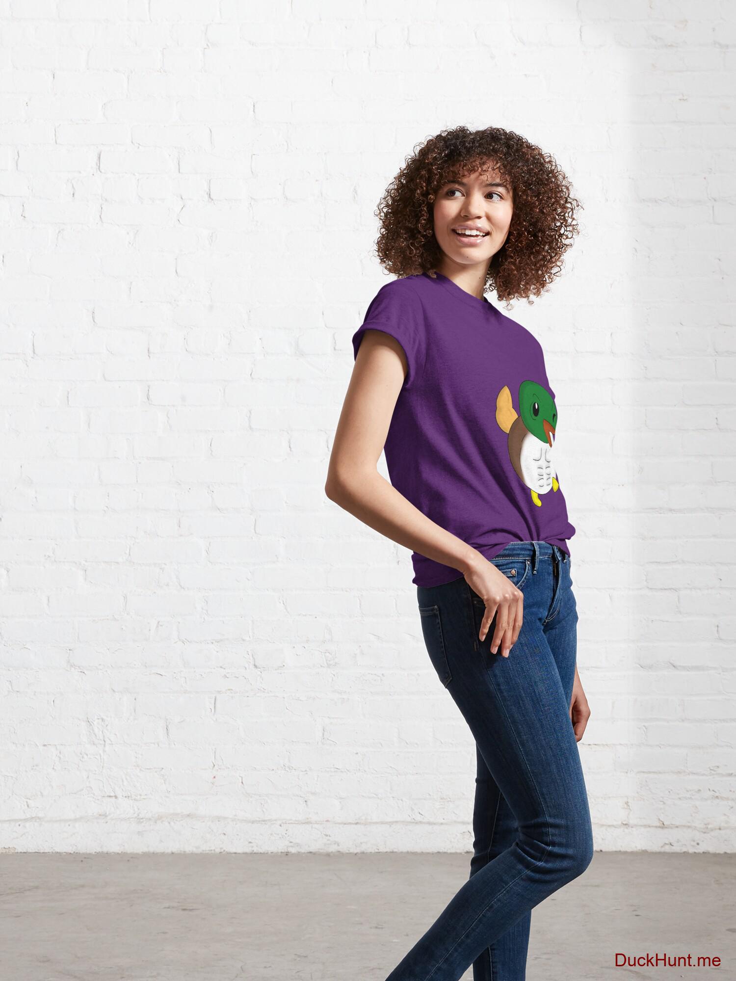 Super duck Purple Classic T-Shirt (Front printed) alternative image 5