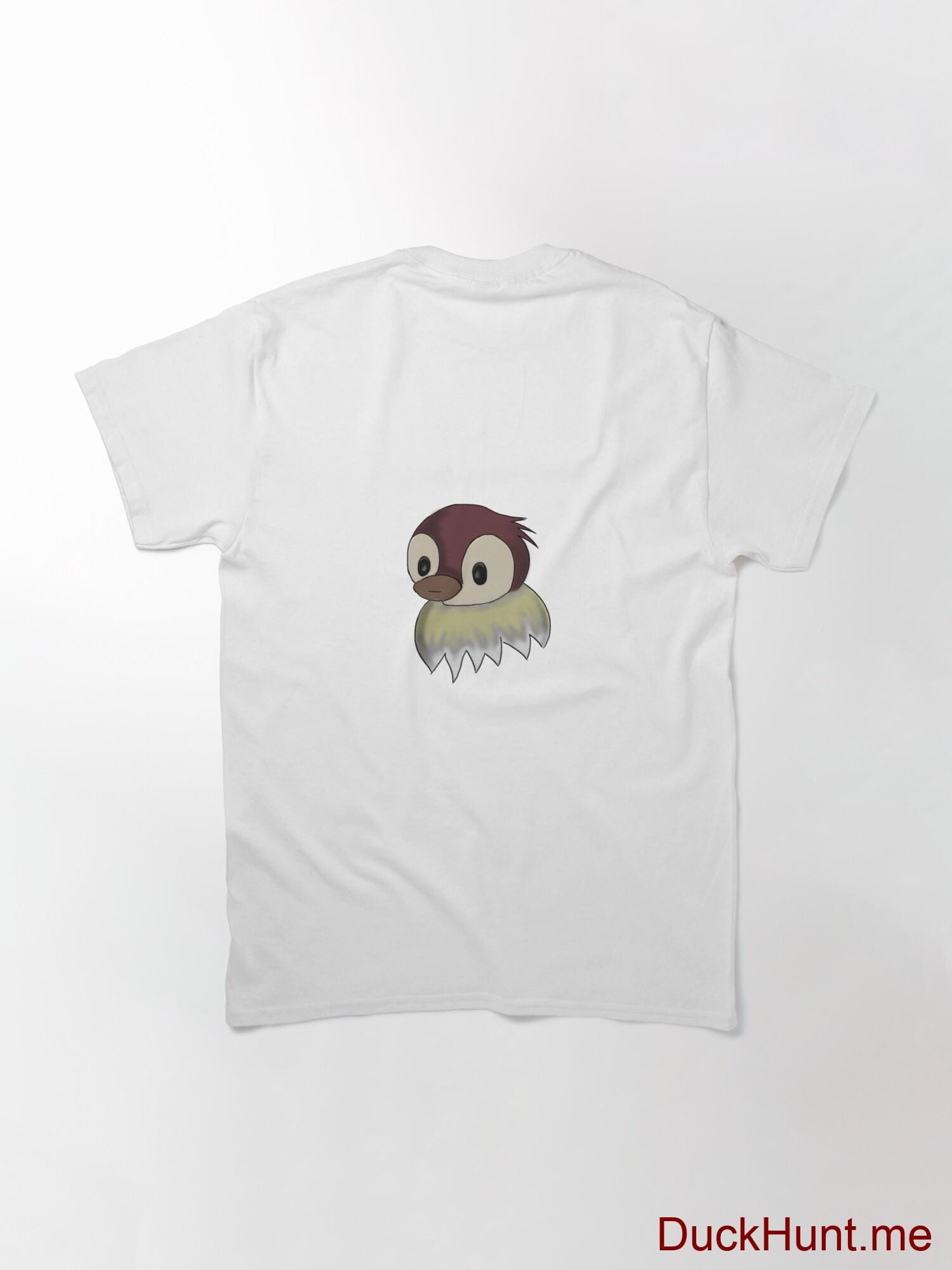 Ghost Duck (fogless) White Classic T-Shirt (Back printed) alternative image 1