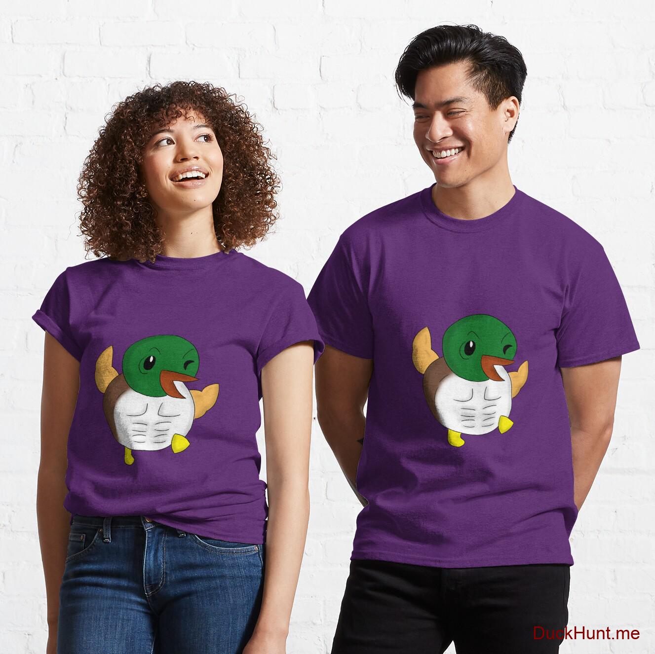 Super duck Purple Classic T-Shirt (Front printed)