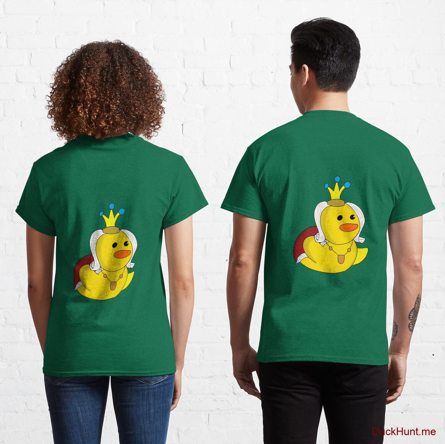 Royal Duck Green Classic T-Shirt (Back printed)