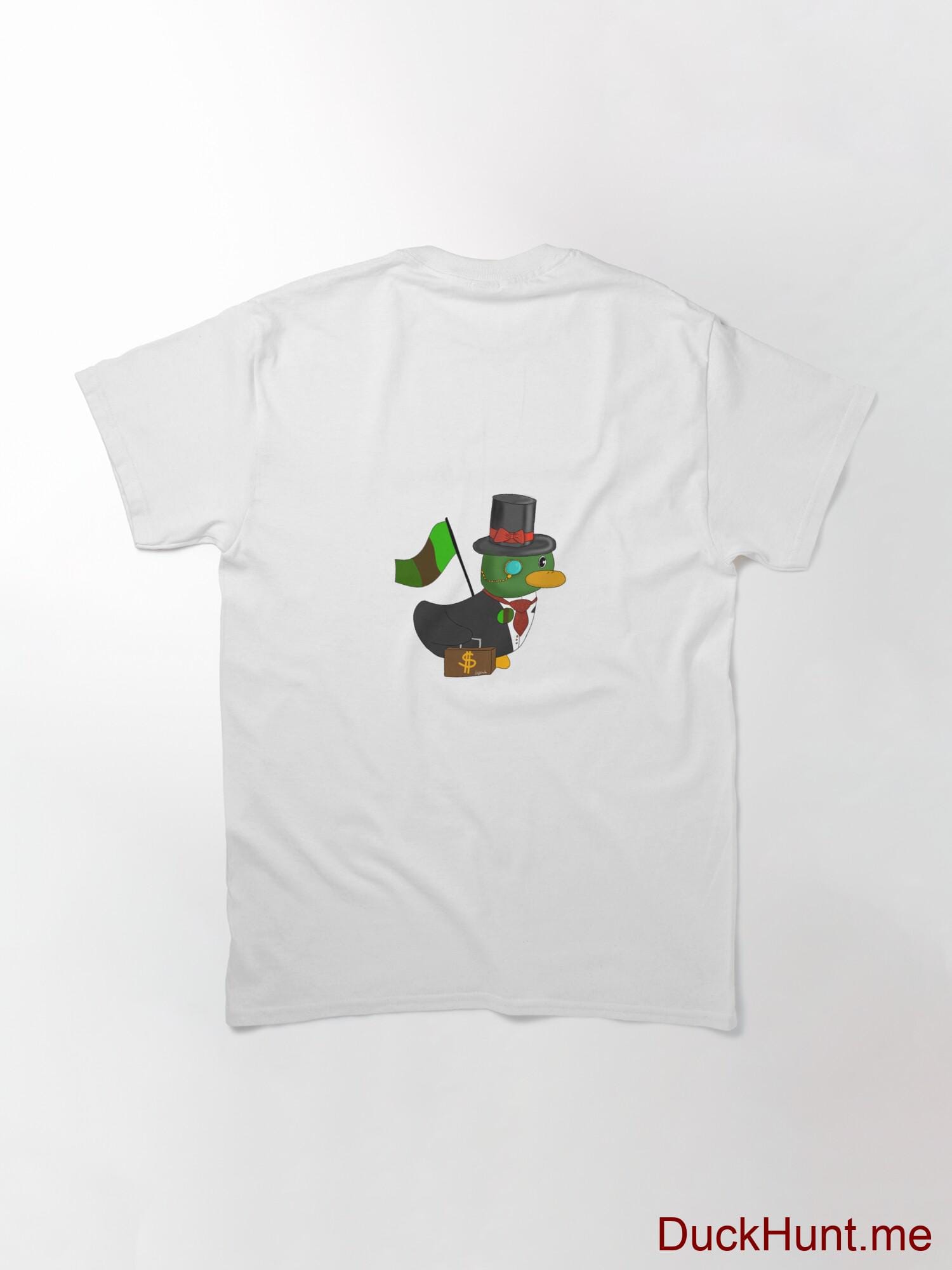 Golden Duck White Classic T-Shirt (Back printed) alternative image 1