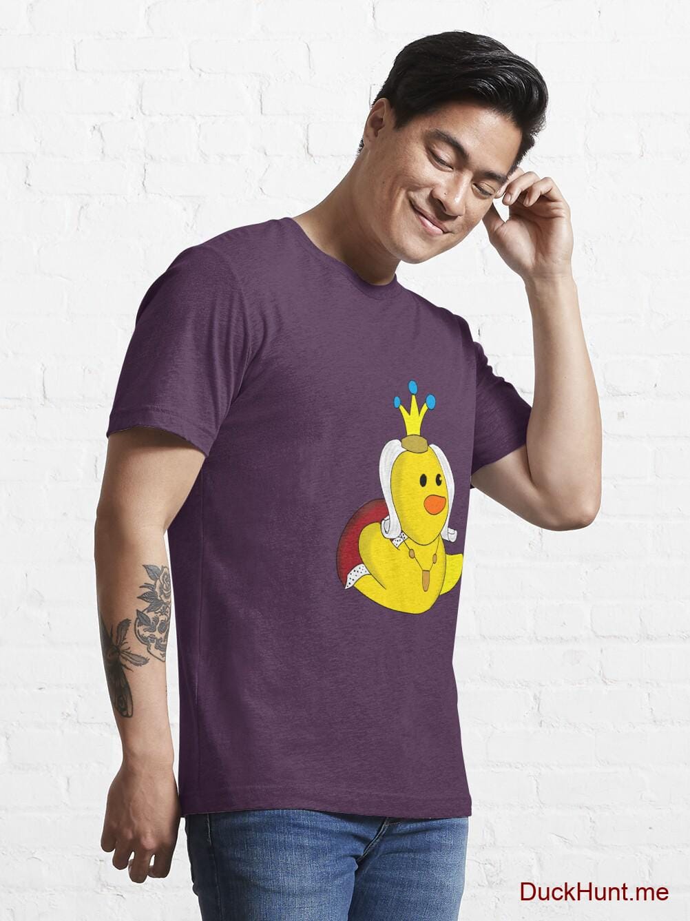 Royal Duck Eggplant Essential T-Shirt (Front printed) alternative image 6