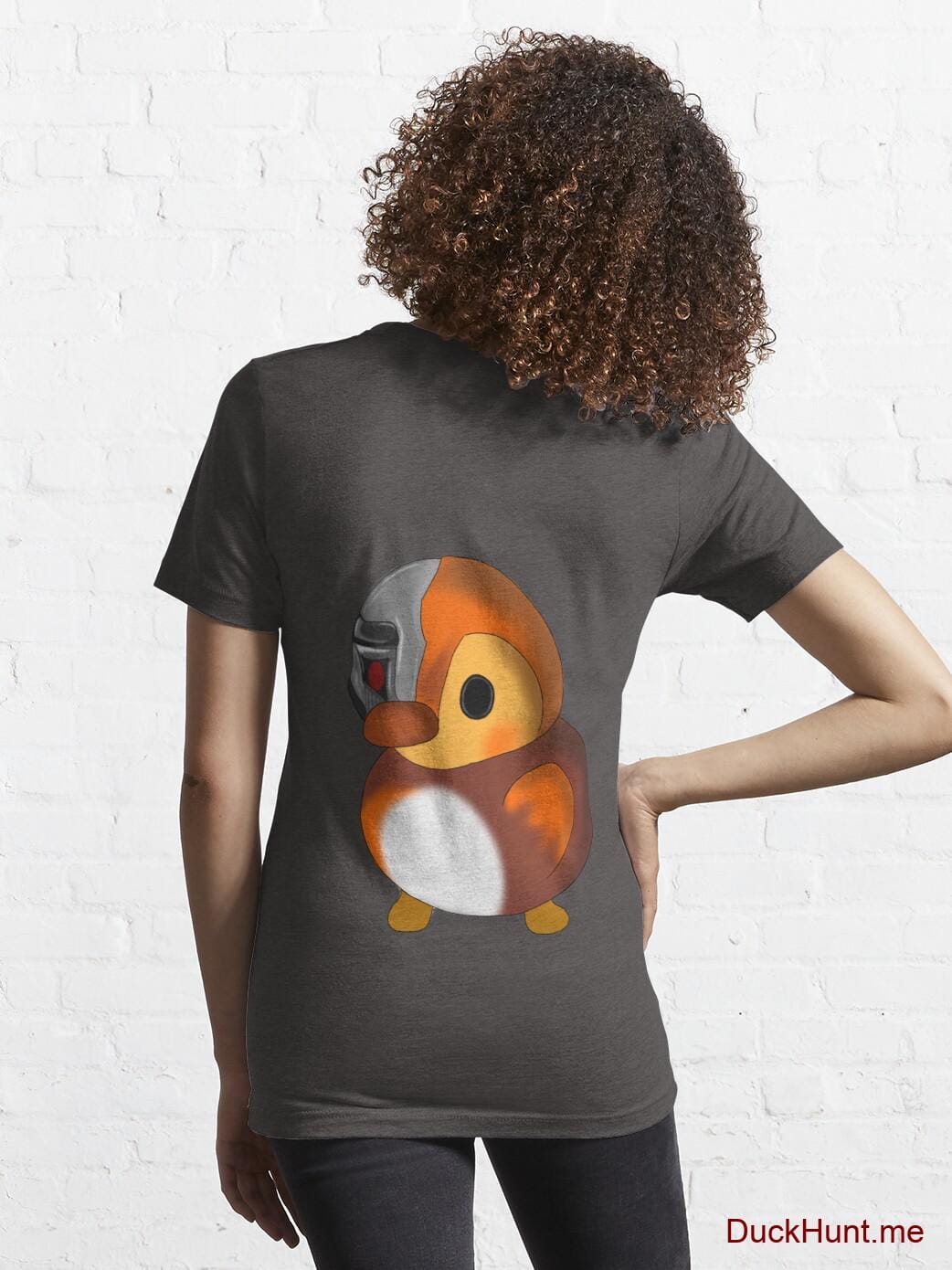 Mechanical Duck Charcoal Heather Essential T-Shirt (Back printed) alternative image 4