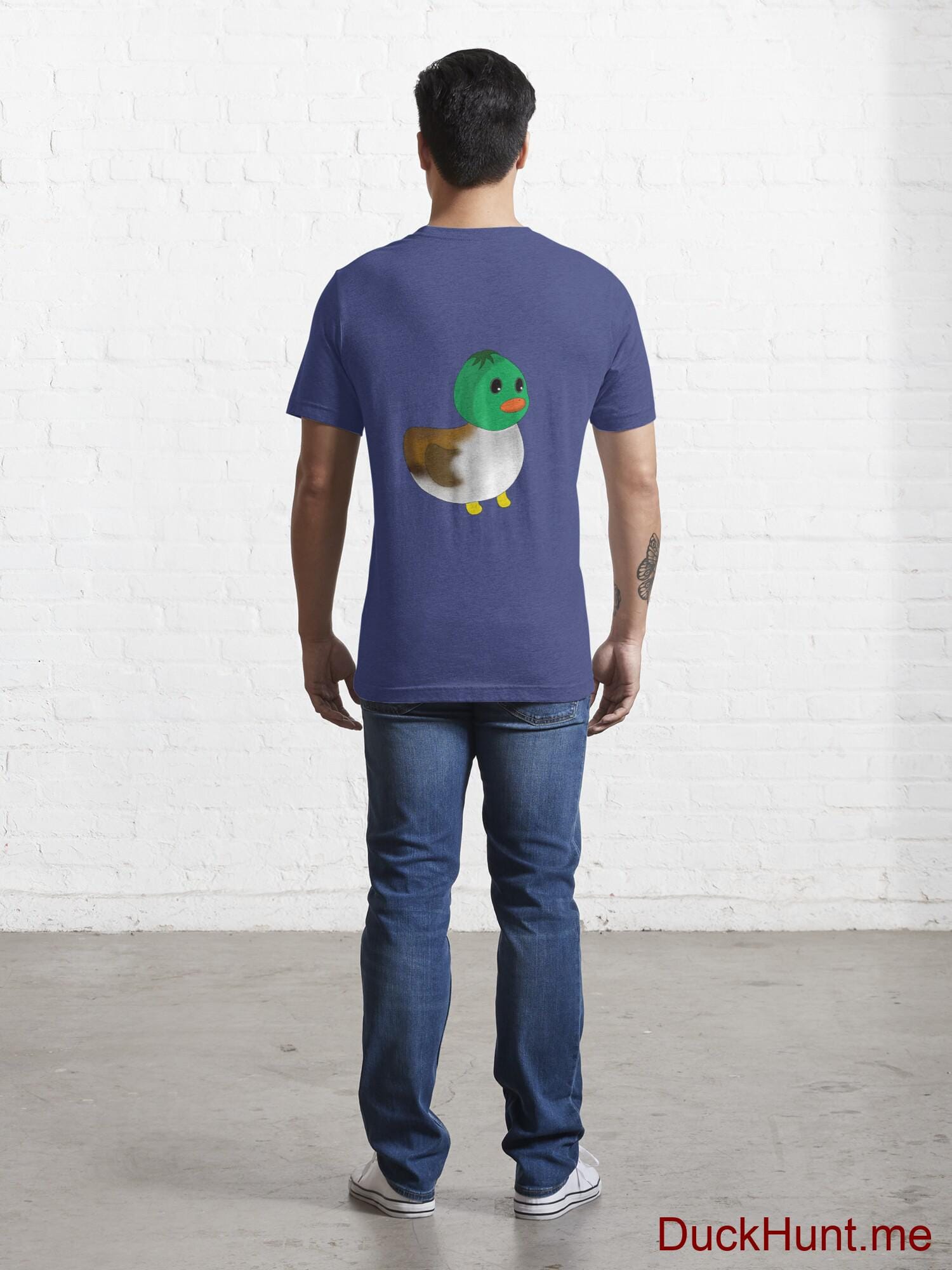 Normal Duck Blue Essential T-Shirt (Back printed) alternative image 3