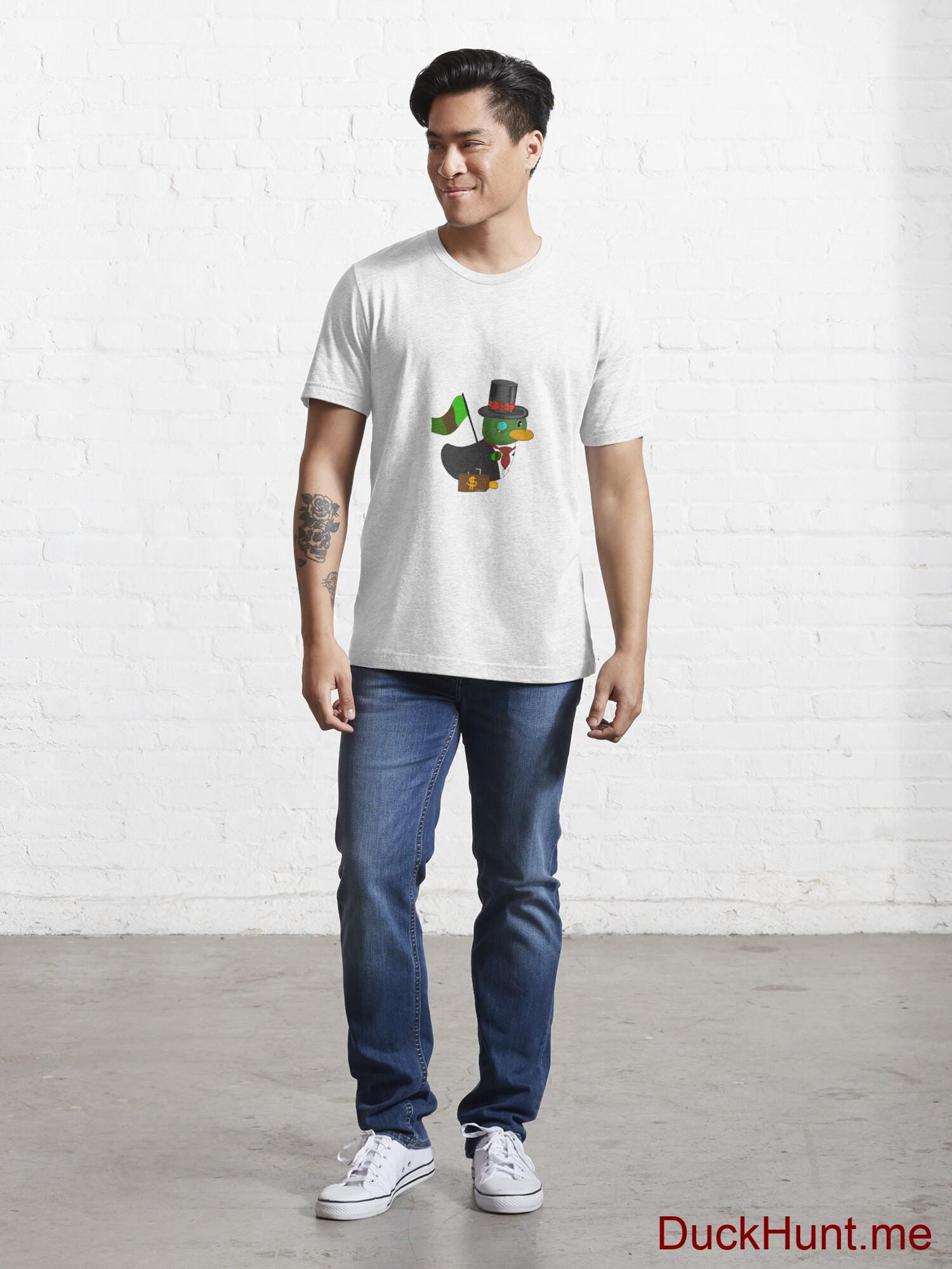 Golden Duck White Essential T-Shirt (Front printed) alternative image 4