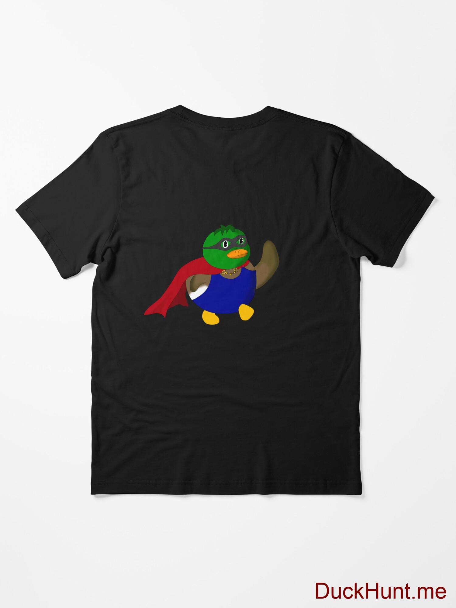 Alive Boss Duck Black Essential T-Shirt (Back printed) alternative image 1