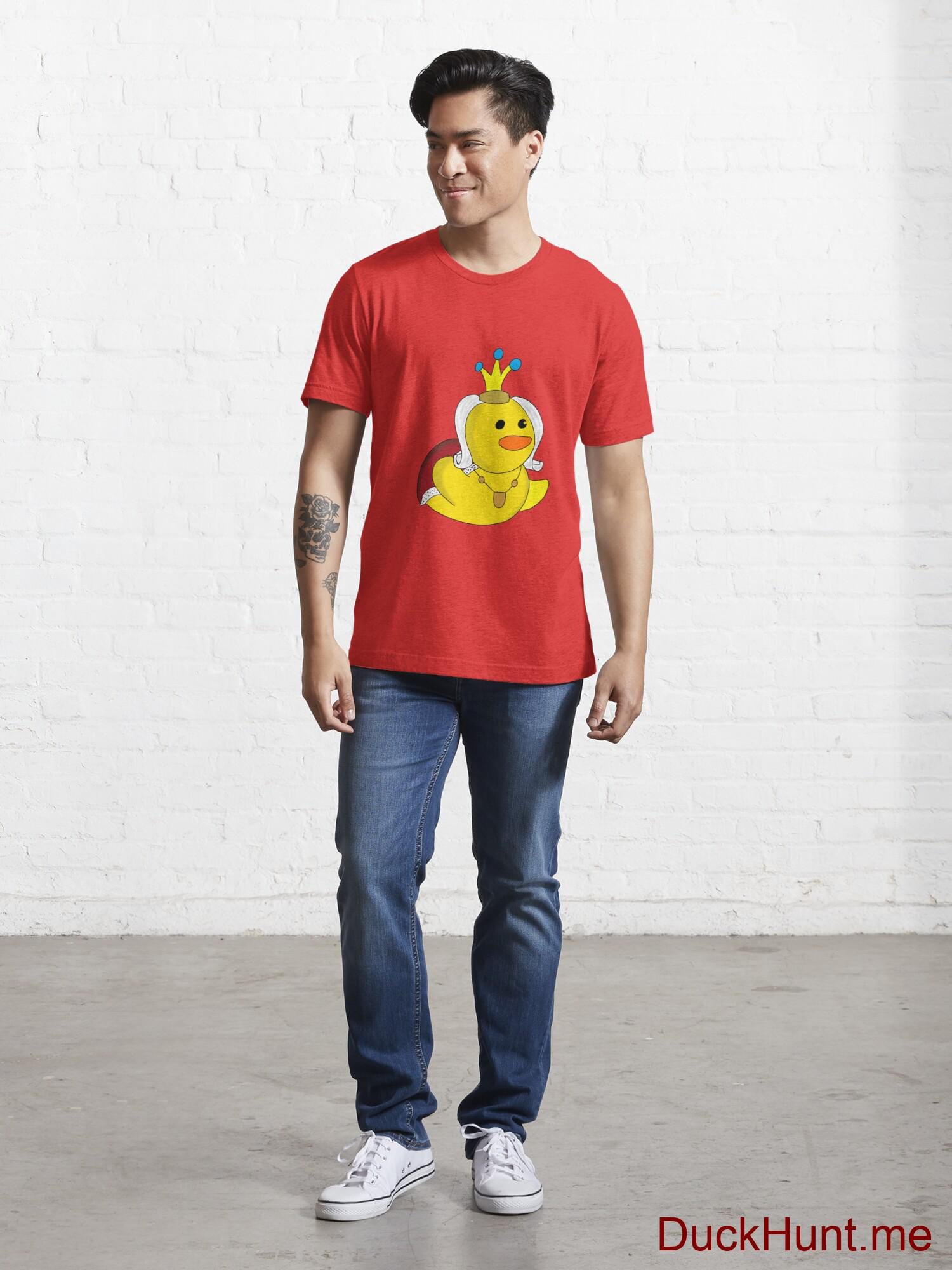 Royal Duck Red Essential T-Shirt (Front printed) alternative image 4
