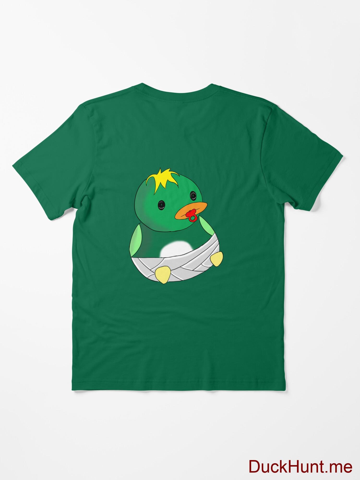 Baby duck Green Essential T-Shirt (Back printed) alternative image 1