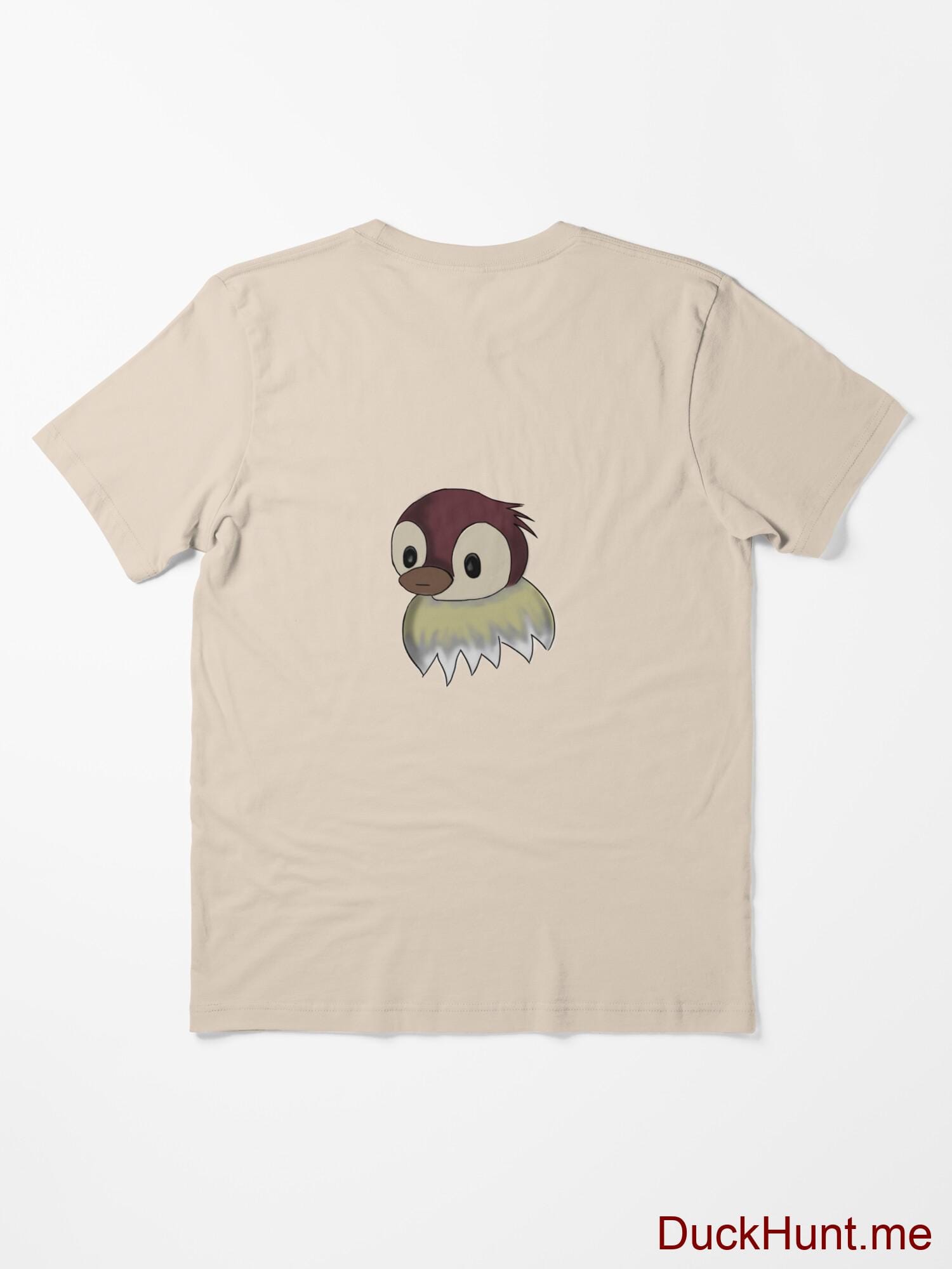 Ghost Duck (fogless) Creme Essential T-Shirt (Back printed) alternative image 1