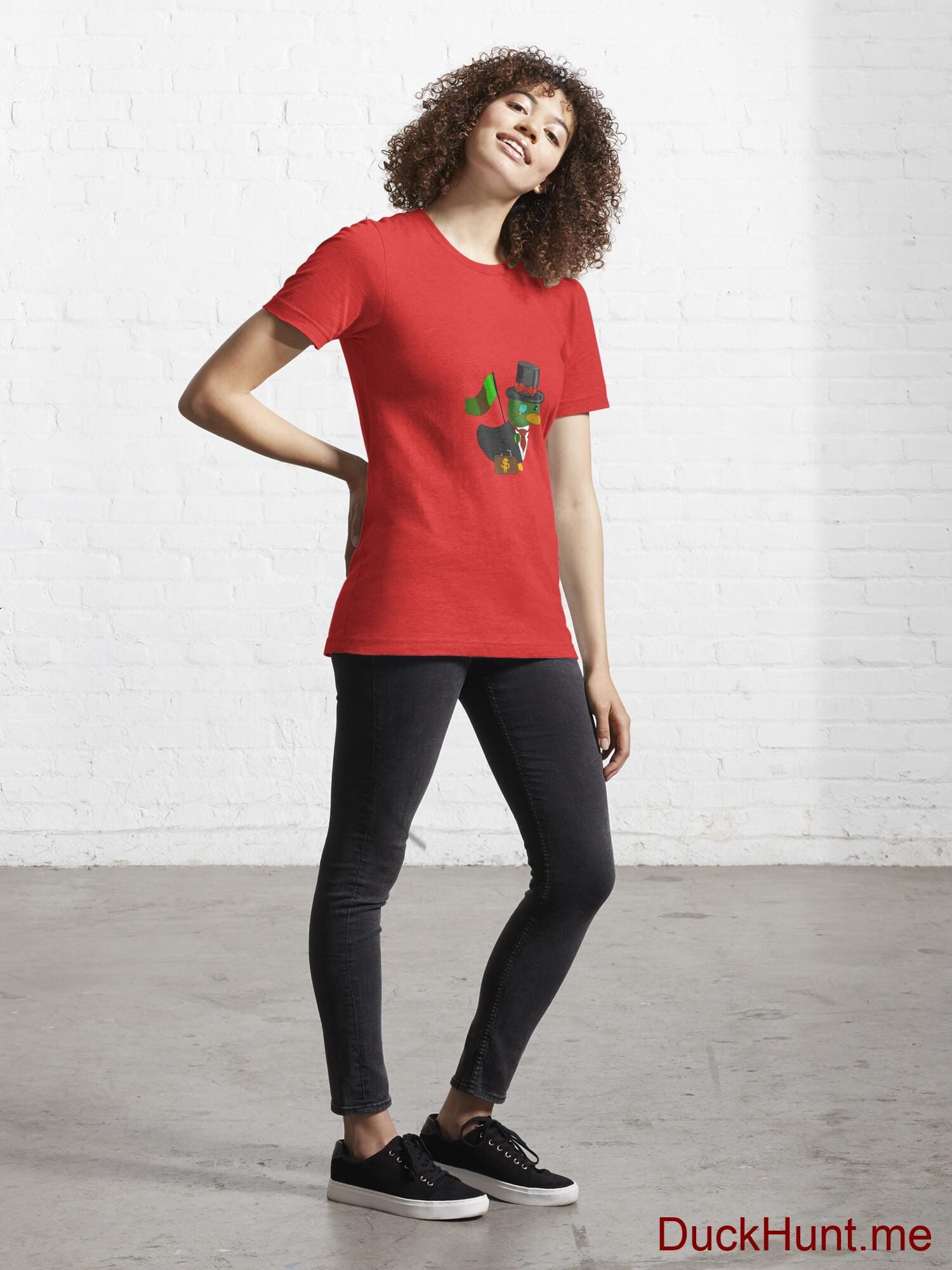 Golden Duck Red Essential T-Shirt (Front printed) alternative image 3