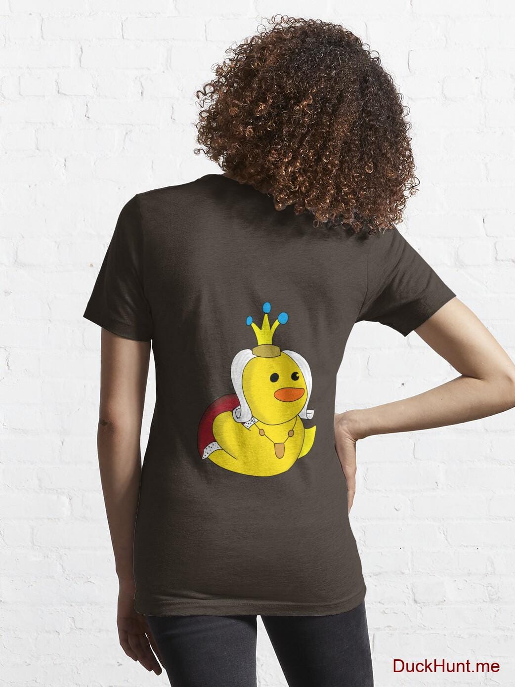 Royal Duck Brown Essential T-Shirt (Back printed) alternative image 4