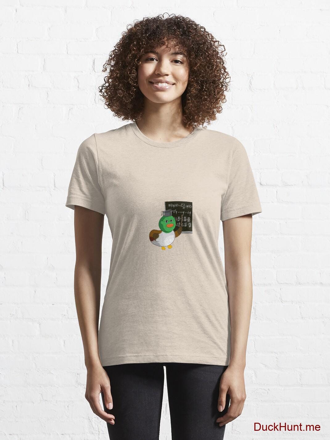 Prof Duck Creme Essential T-Shirt (Front printed) alternative image 5