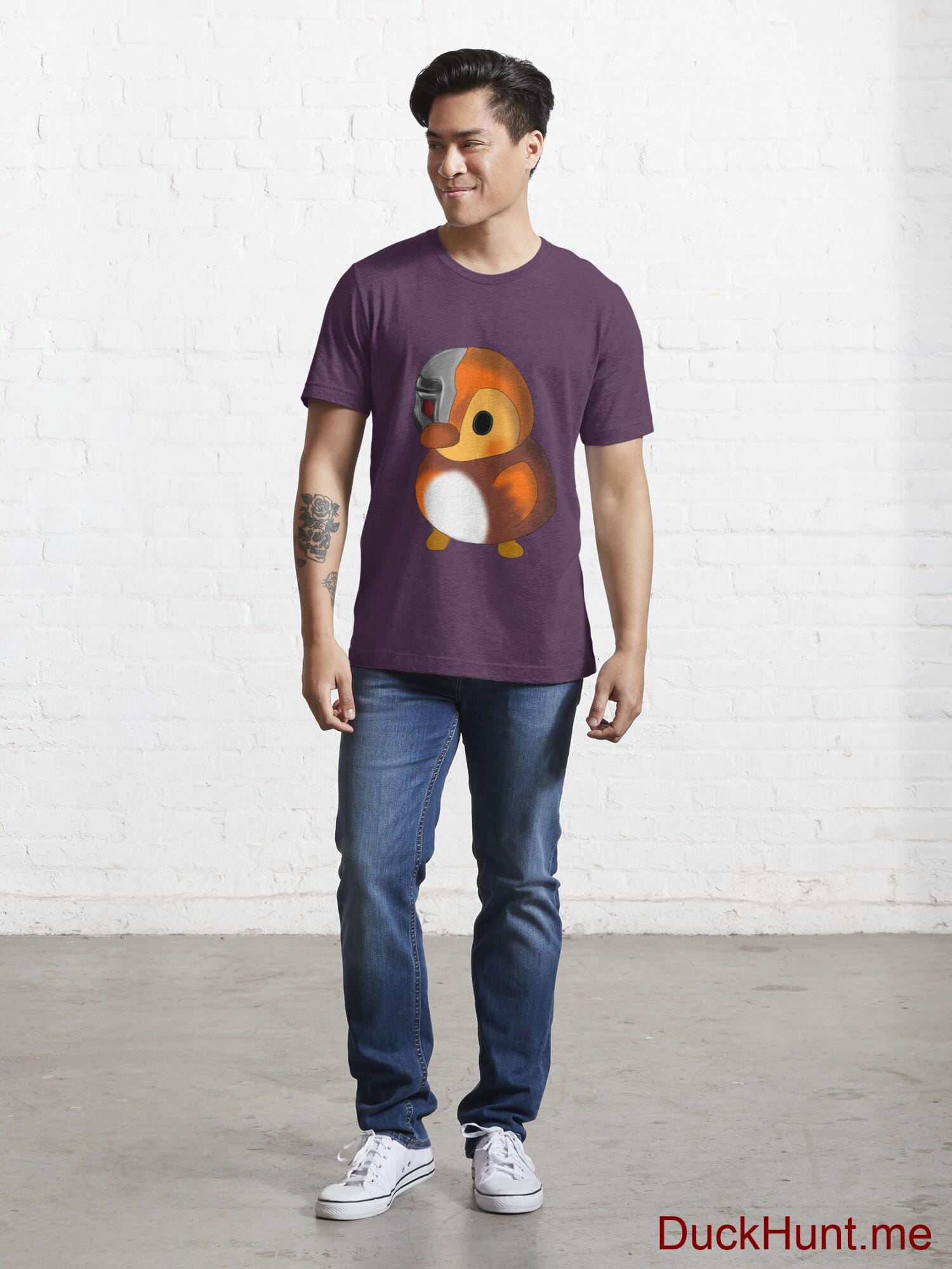 Mechanical Duck Eggplant Essential T-Shirt (Front printed) alternative image 4