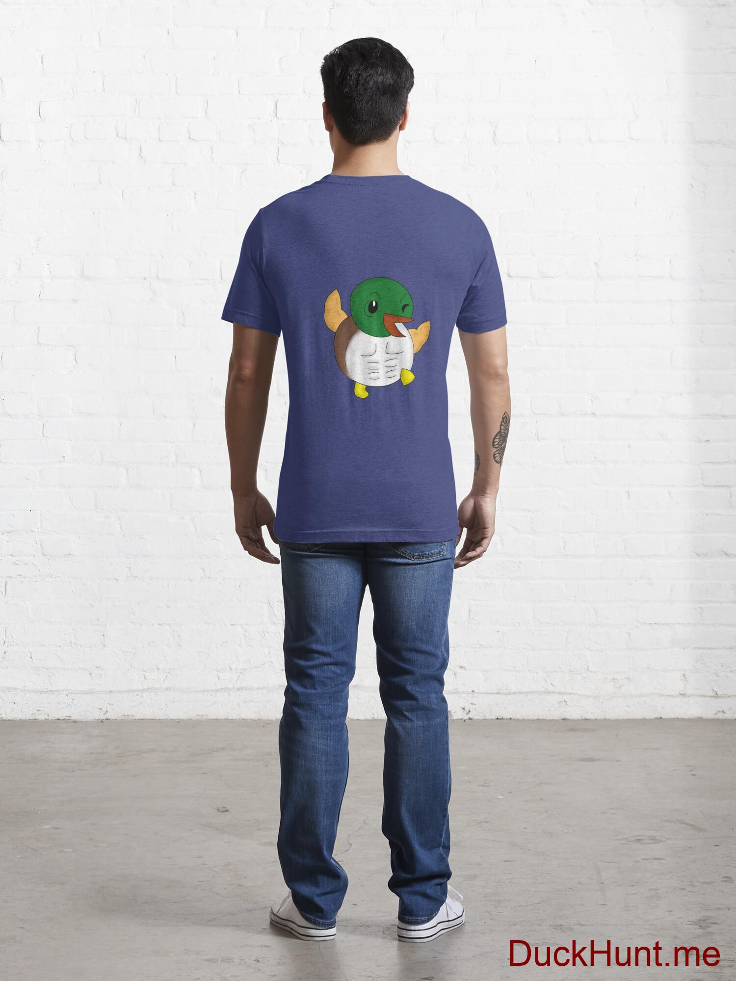Super duck Blue Essential T-Shirt (Back printed) alternative image 3