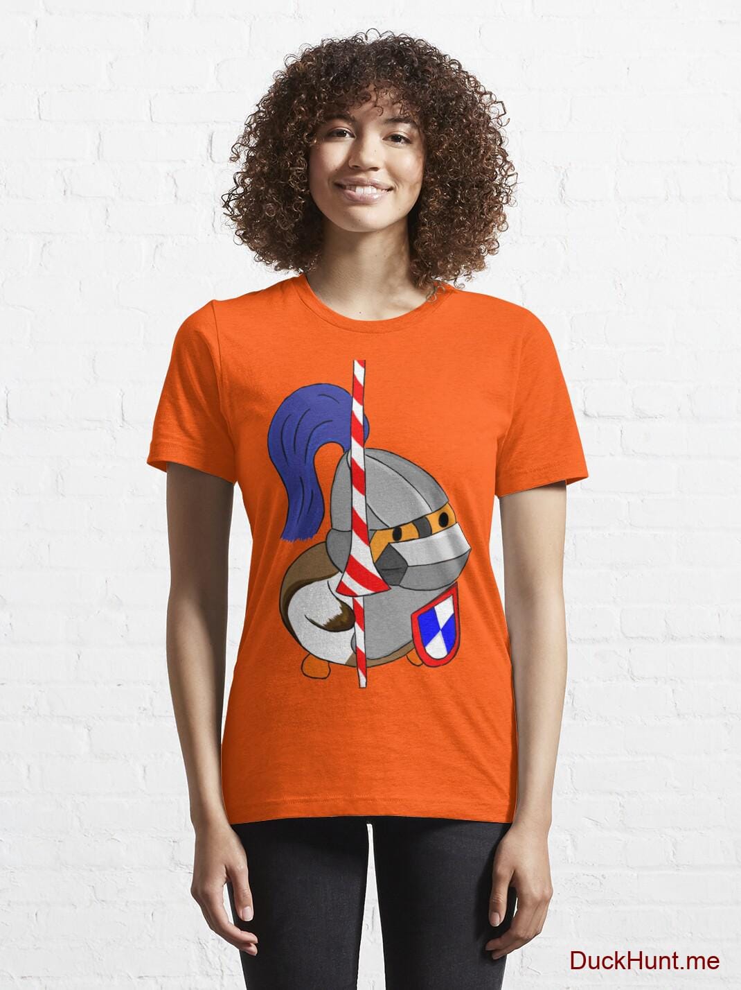 Armored Duck Orange Essential T-Shirt (Front printed) alternative image 5