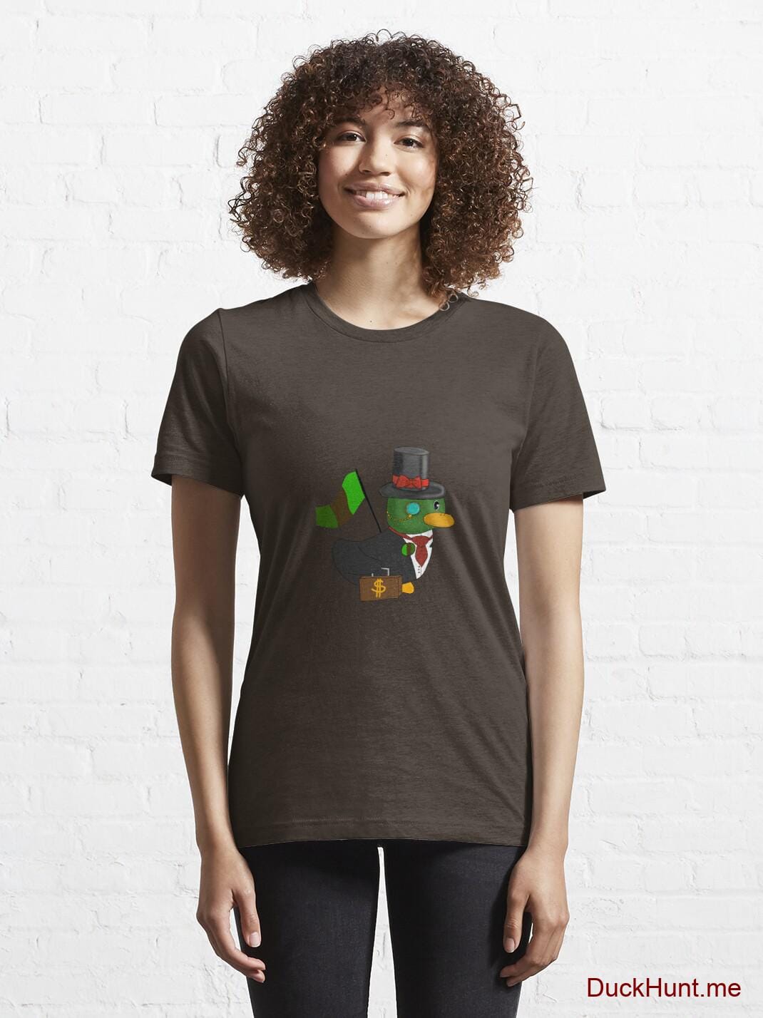 Golden Duck Brown Essential T-Shirt (Front printed) alternative image 5