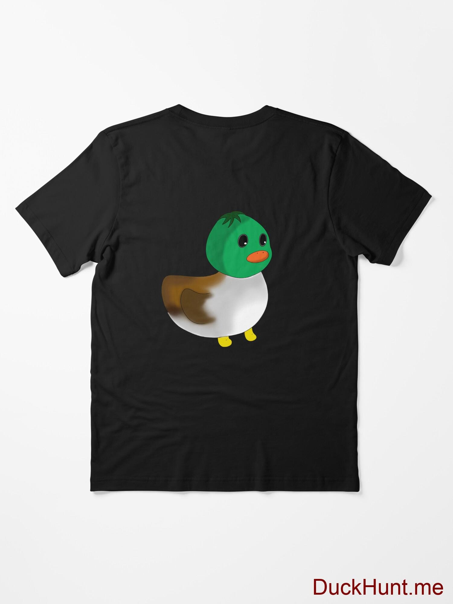 Normal Duck Black Essential T-Shirt (Back printed) alternative image 1