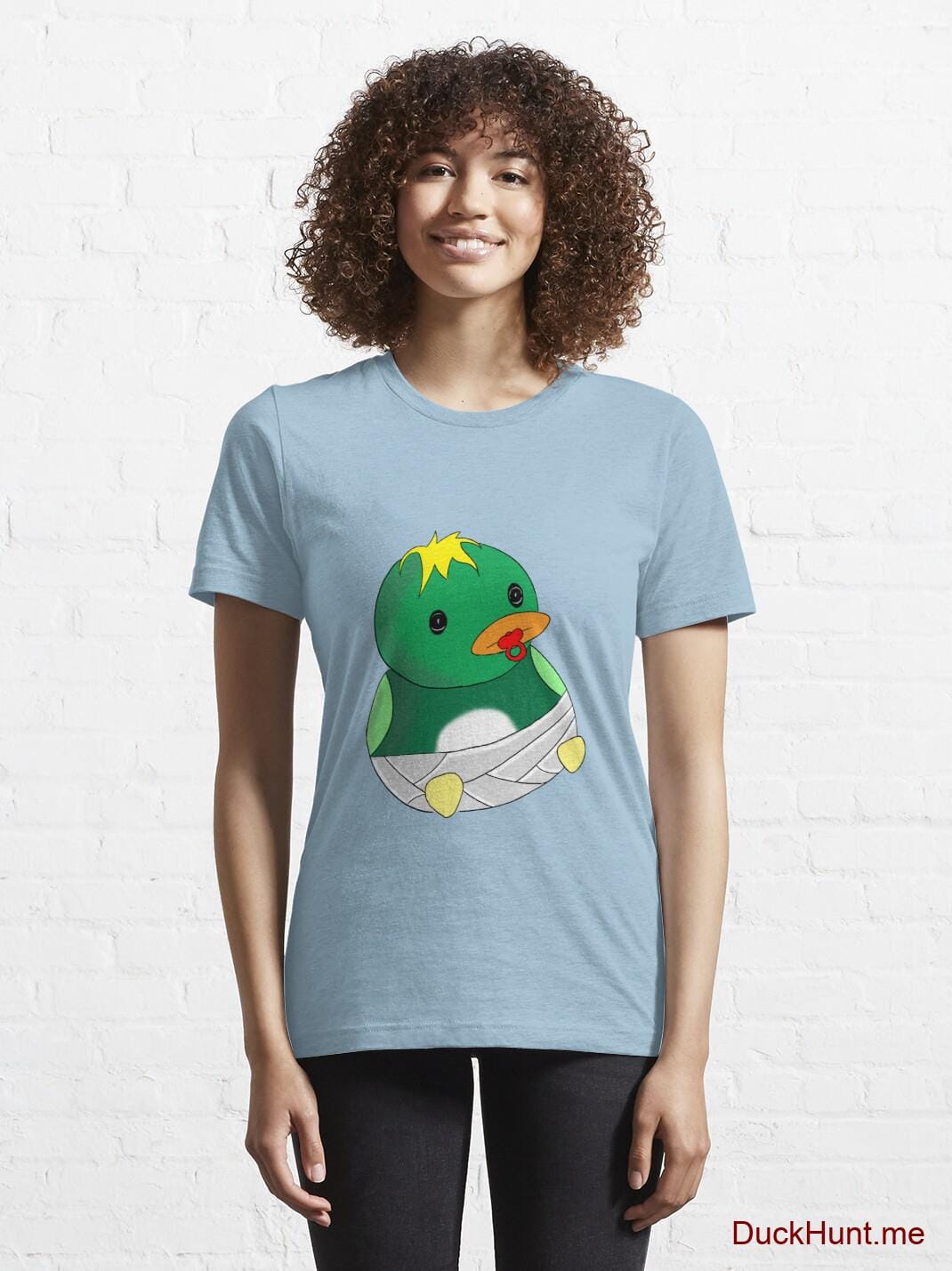 Baby duck Light Blue Essential T-Shirt (Front printed) alternative image 5