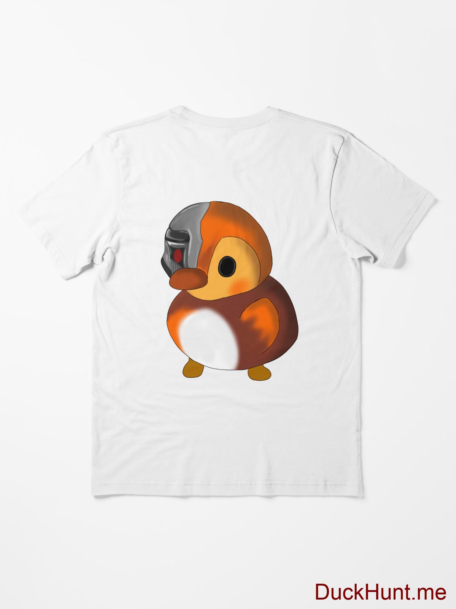 Mechanical Duck White Essential T-Shirt (Back printed) alternative image 1