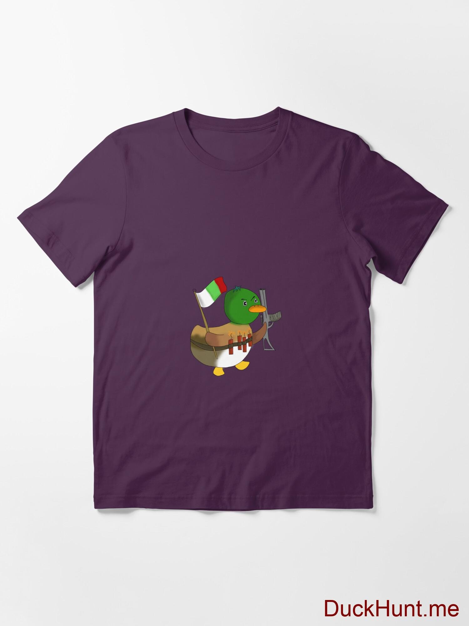 Kamikaze Duck Eggplant Essential T-Shirt (Front printed) alternative image 2