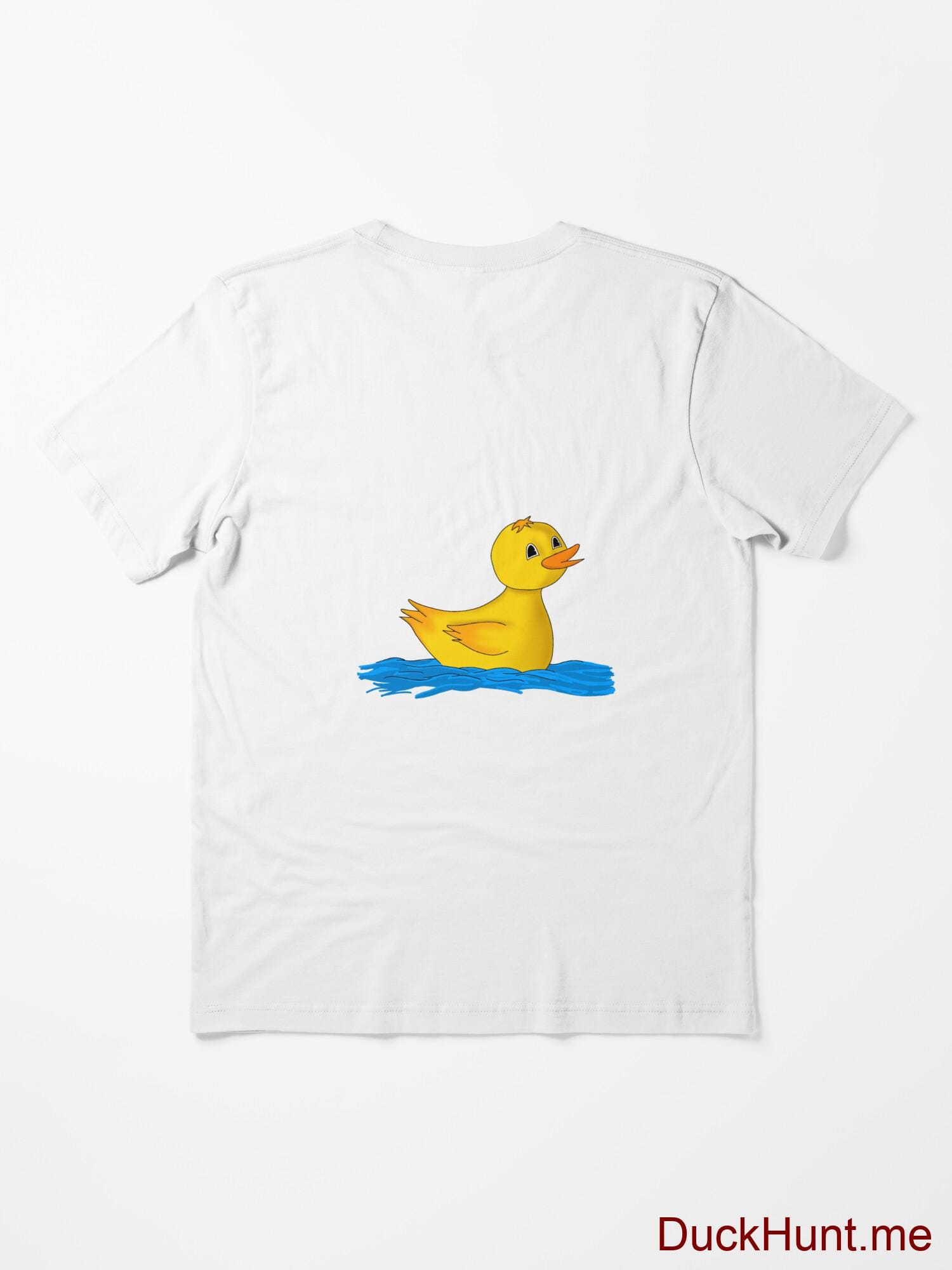 Plastic Duck White Essential T-Shirt (Back printed) alternative image 1