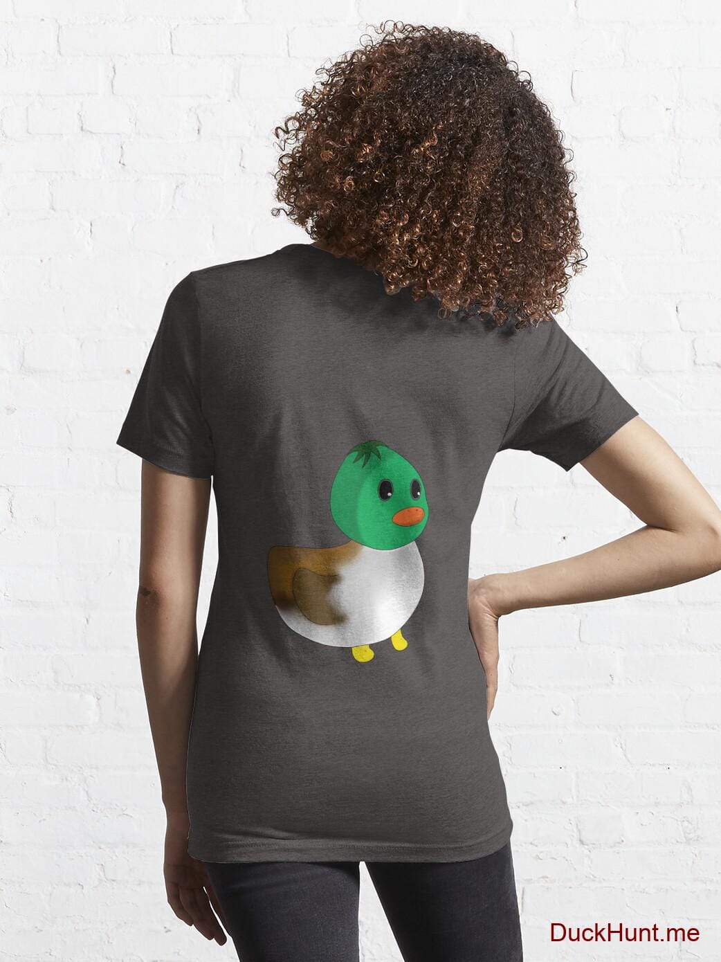 Normal Duck Charcoal Heather Essential T-Shirt (Back printed) alternative image 4