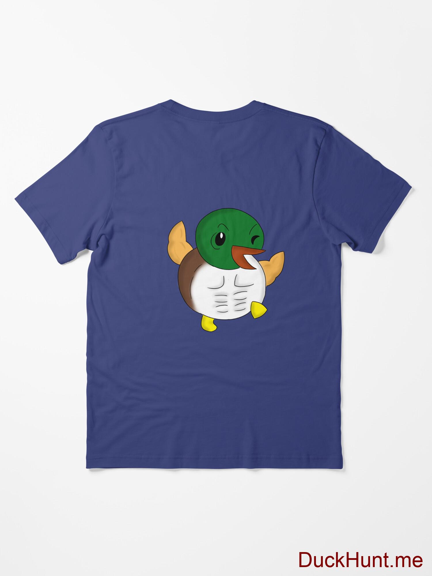 Super duck Blue Essential T-Shirt (Back printed) alternative image 1