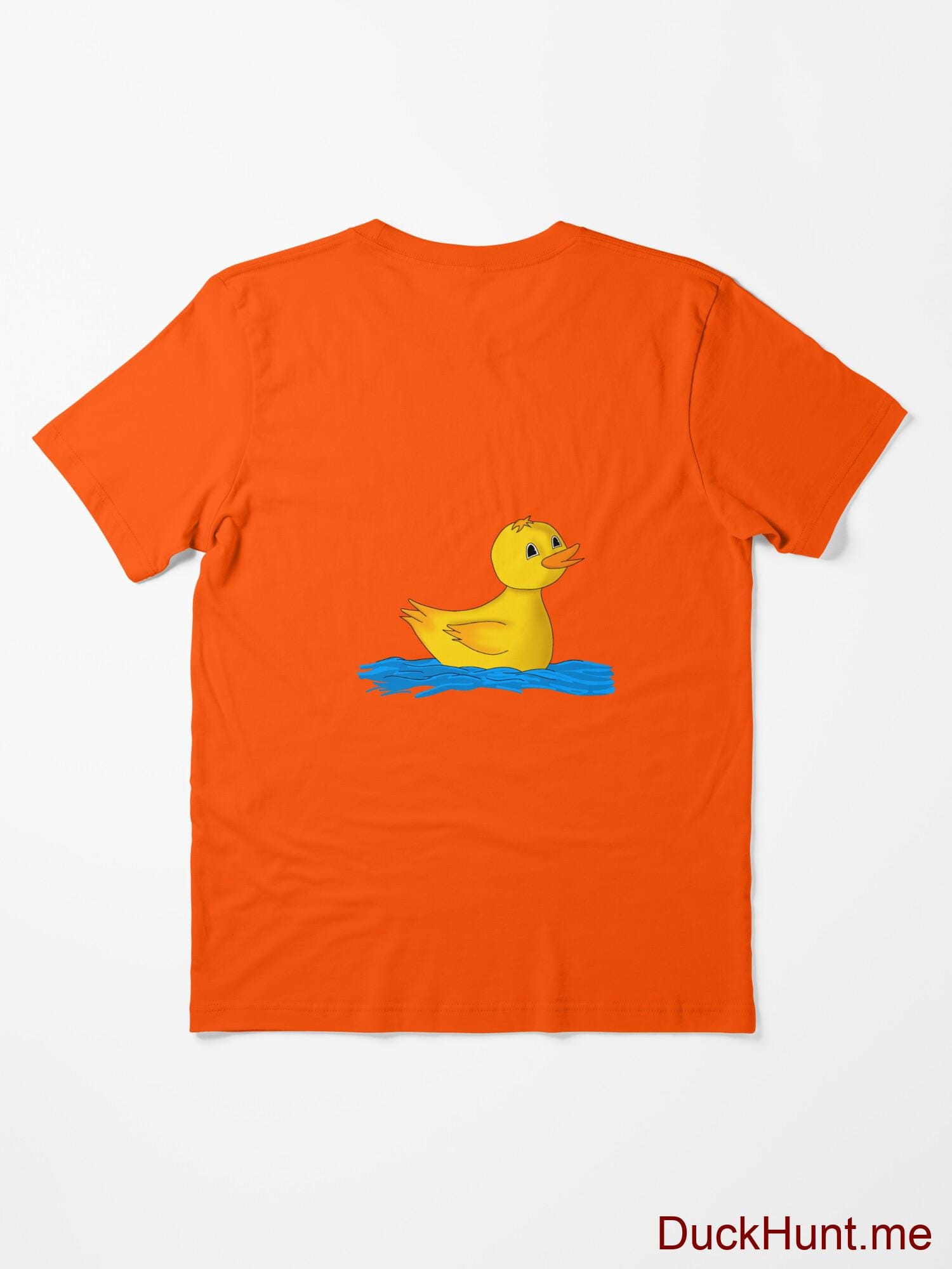 Plastic Duck Orange Essential T-Shirt (Back printed) alternative image 1