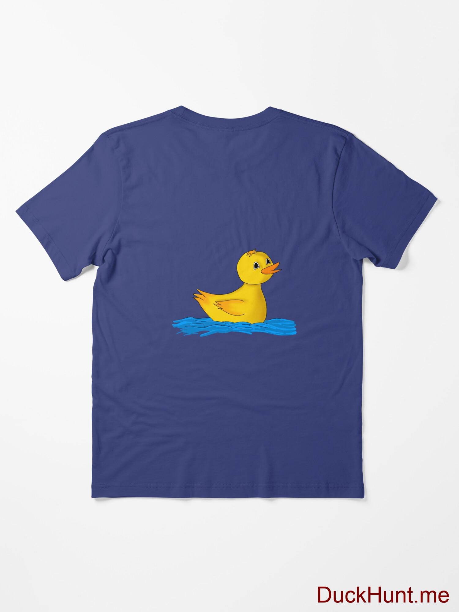Plastic Duck Blue Essential T-Shirt (Back printed) alternative image 1